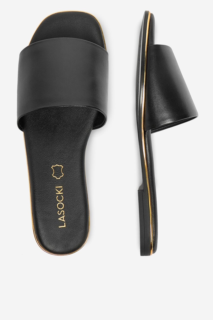 
                Lasocki - Klapki skórzane - 5906751931158