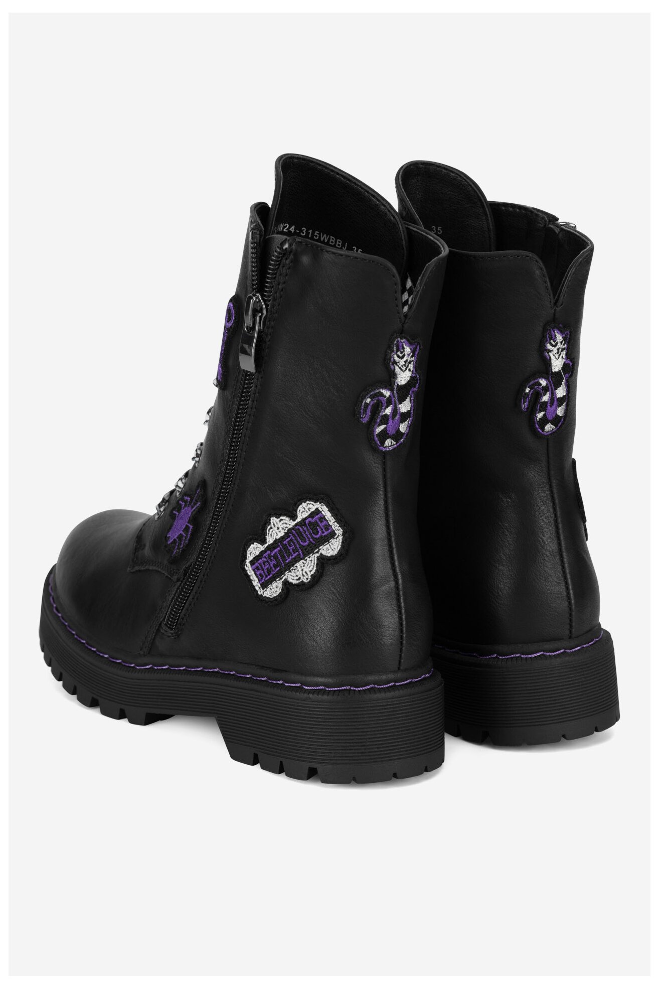 Trzewiki BEETLEJUICE CS-AW24-315WBBJ Czarny