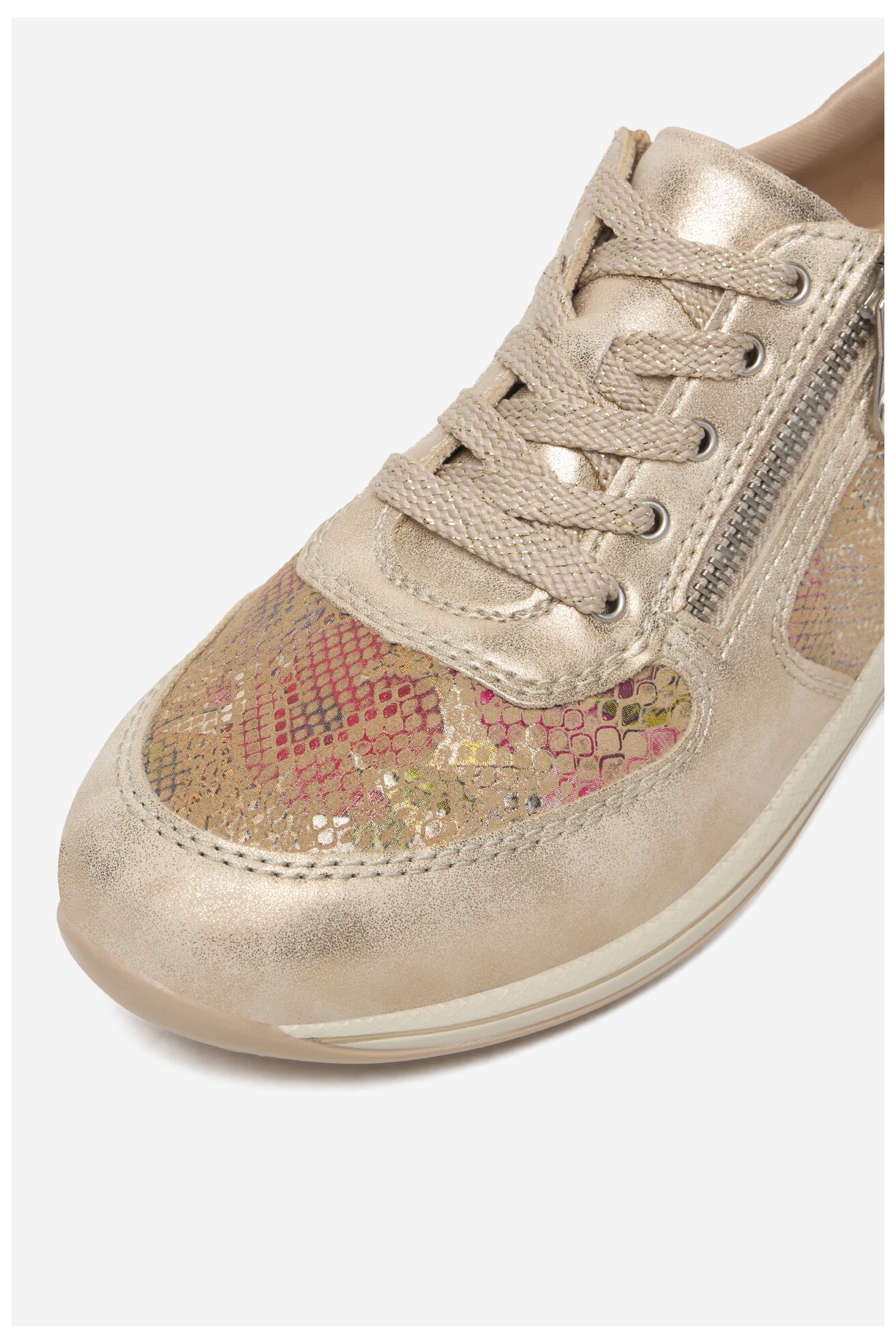 Sneakers Rieker CEO-N1112-91 Złoty