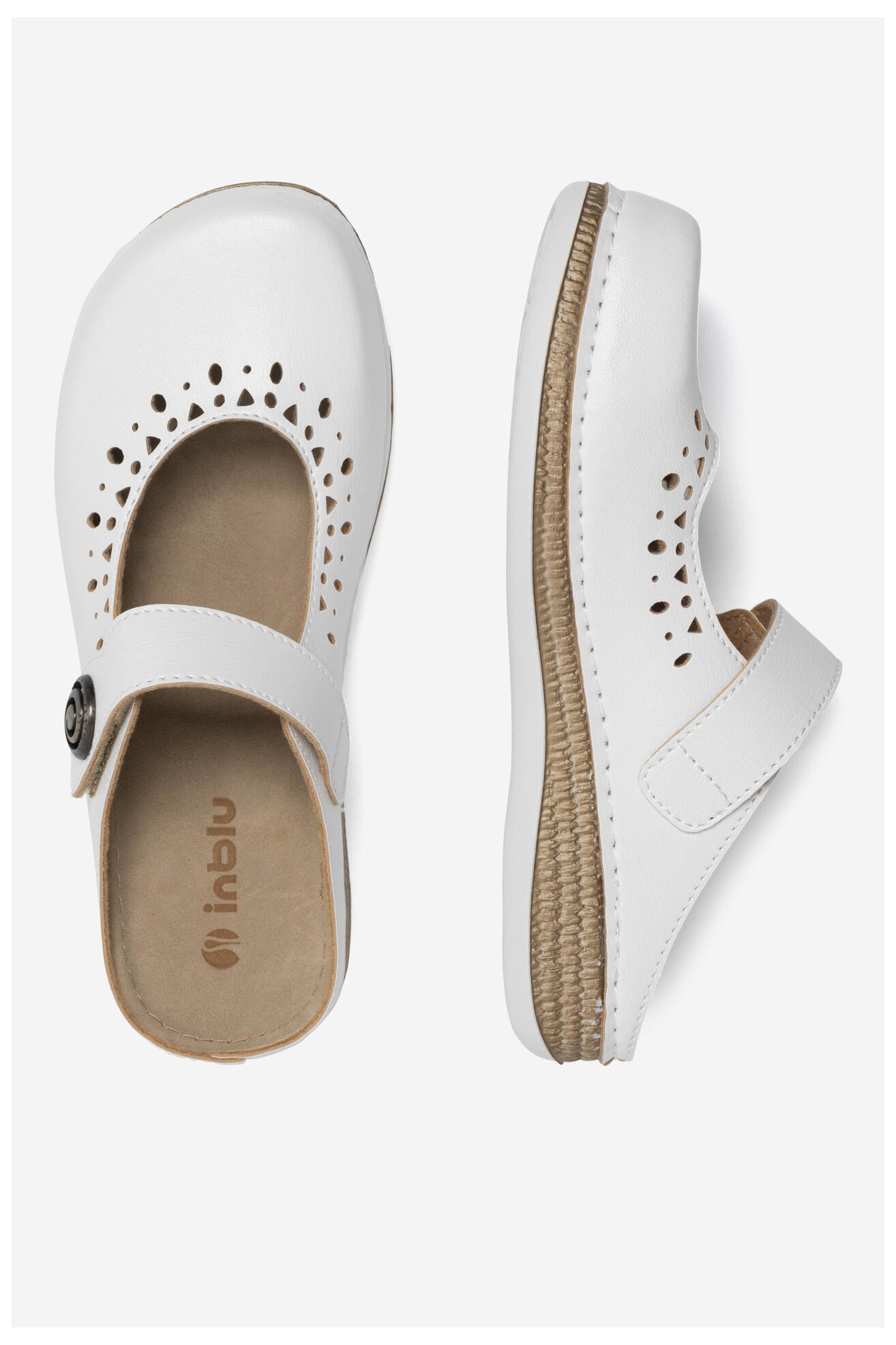 Klapki Inblu MK050100 Biały