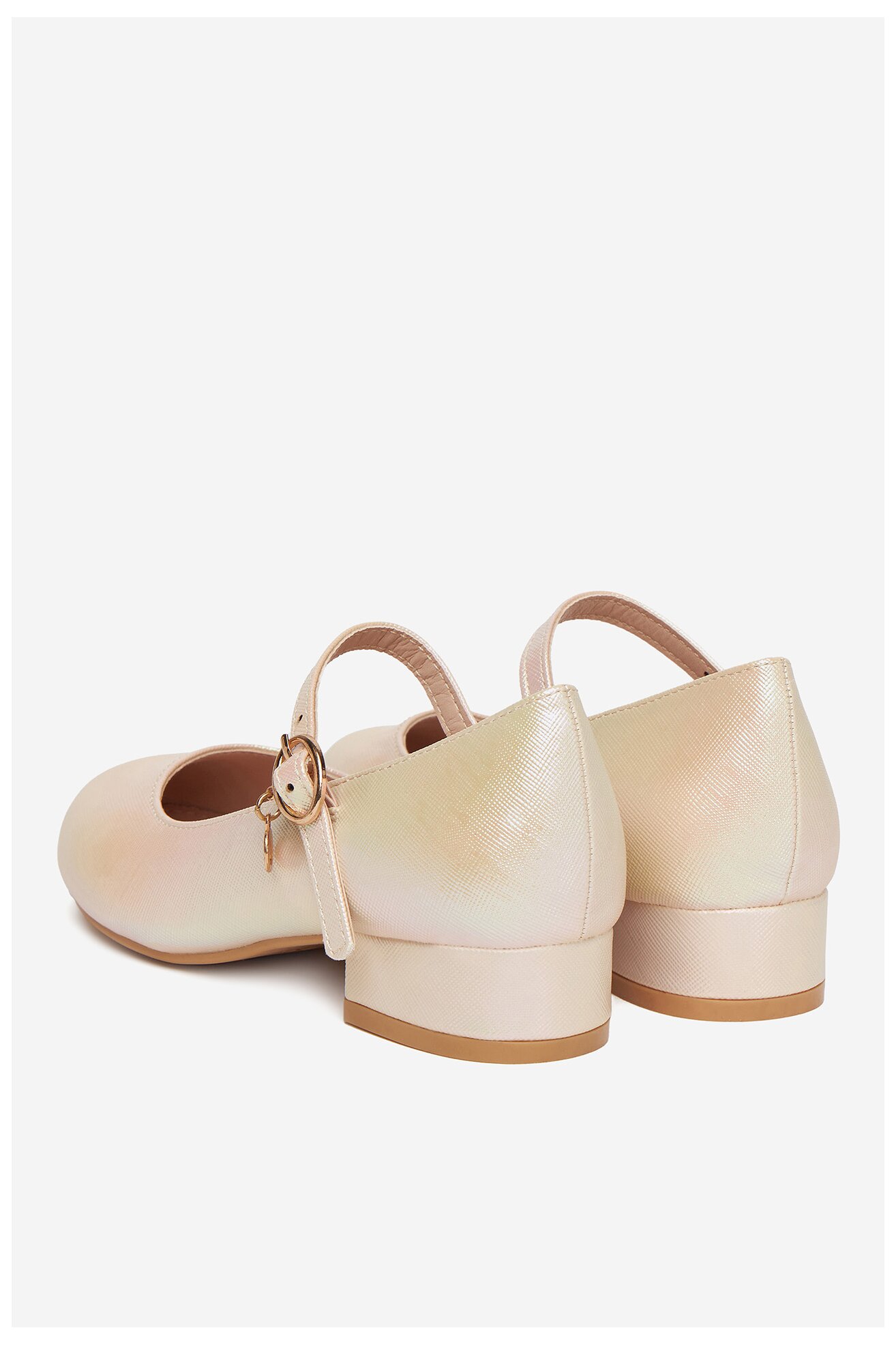 Półbuty Jenny CM240902-1 Złoty