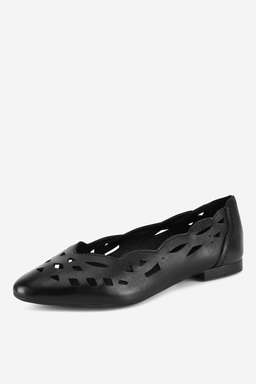 Lasocki - Baleriny skórzane - 5903698595887