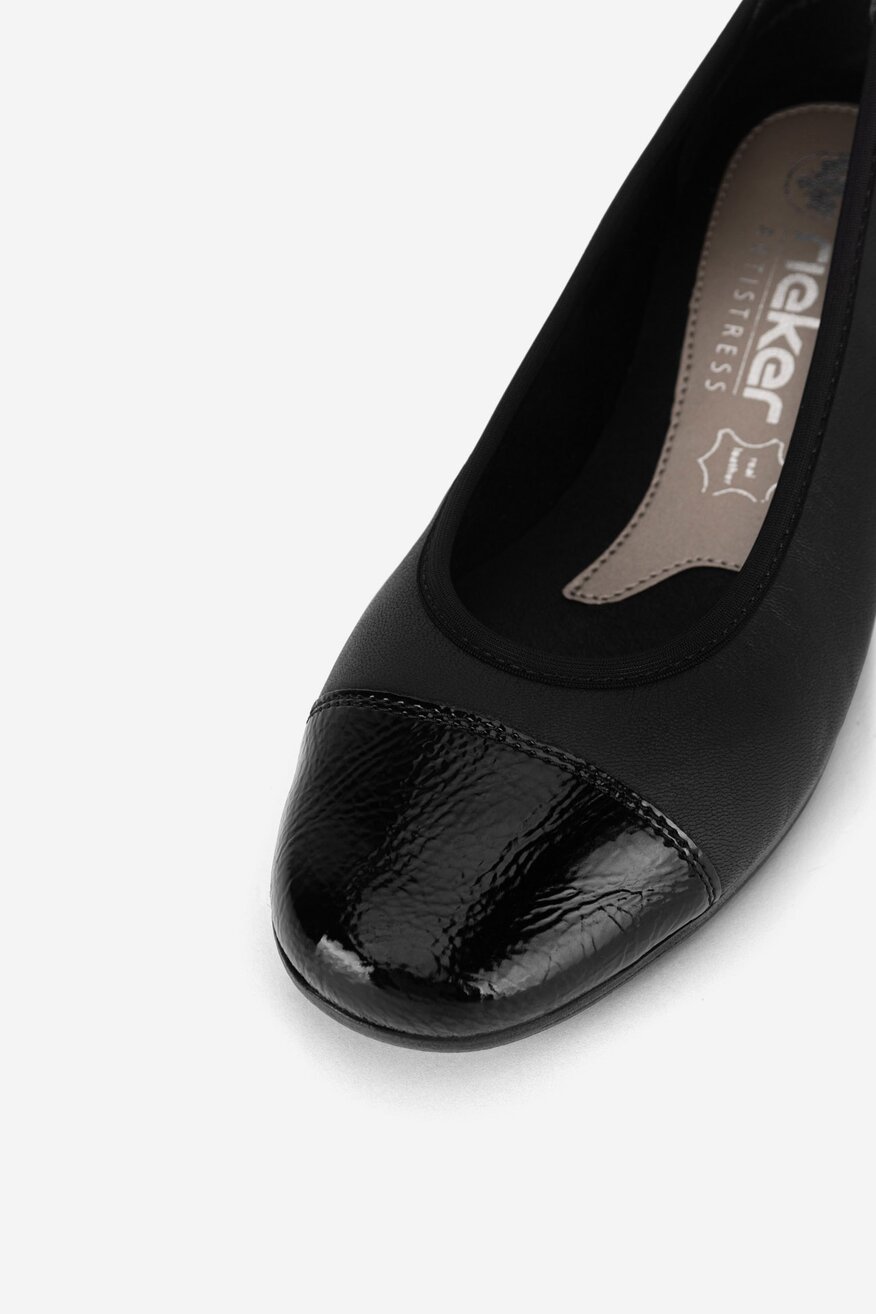 Rieker - Baleriny skórzane - 2230062958065