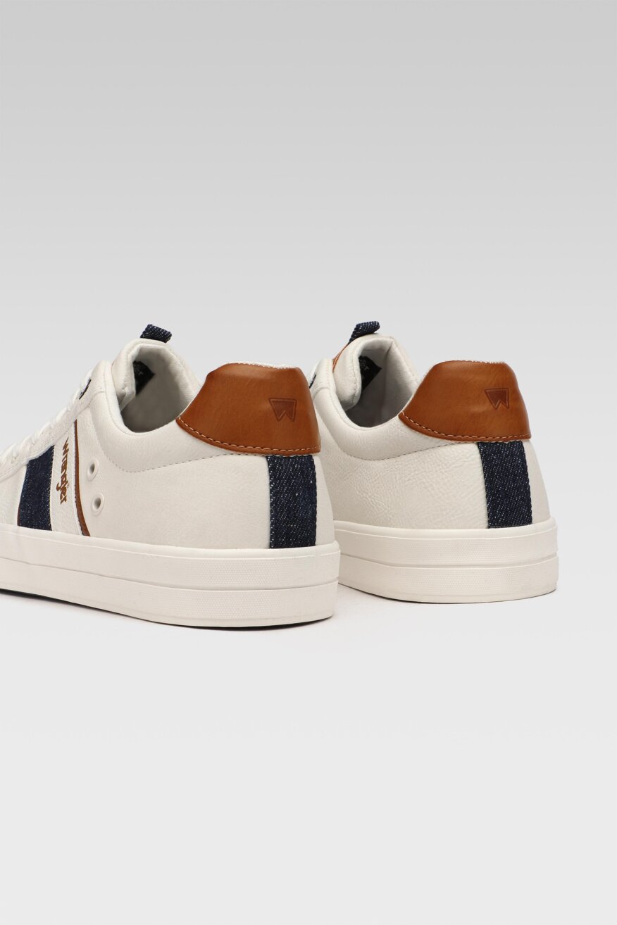 Wrangler - Półbuty pastelowe białe - 5903698390277