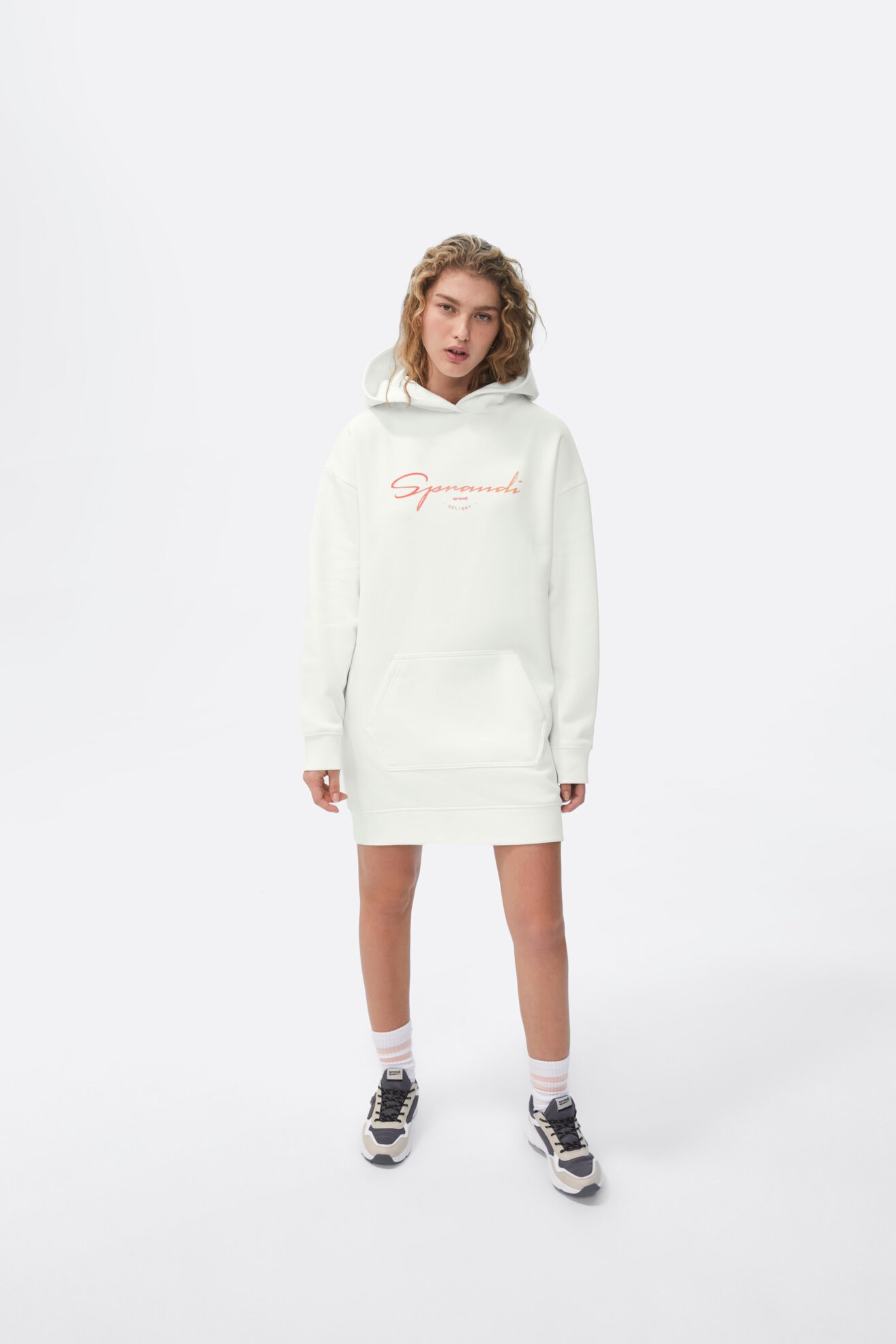 Sukienka Sprandi SP22-SUD010 Biały