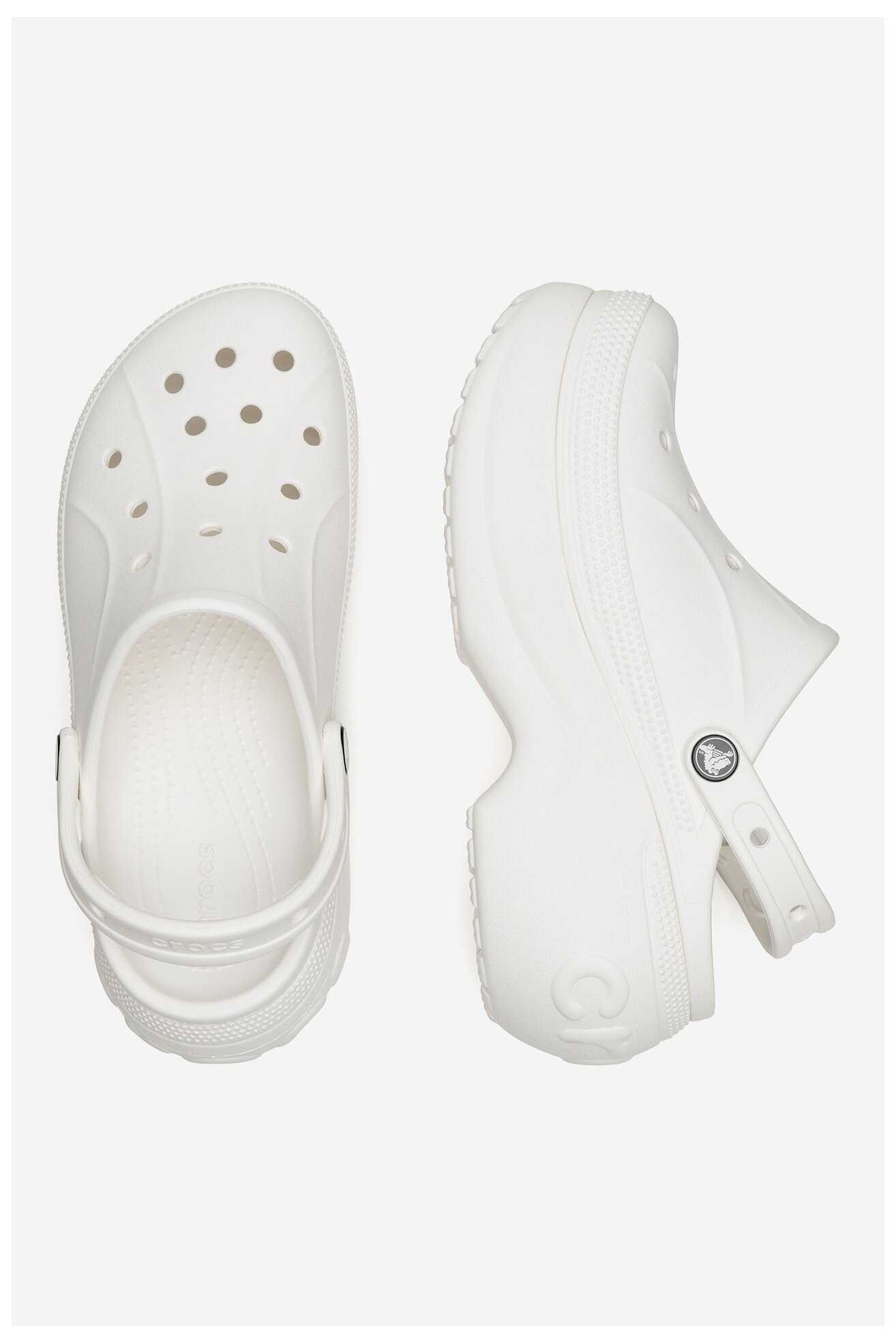 Șlapi pentru bazin Crocs BELLA CLOG 210062-100 ALB