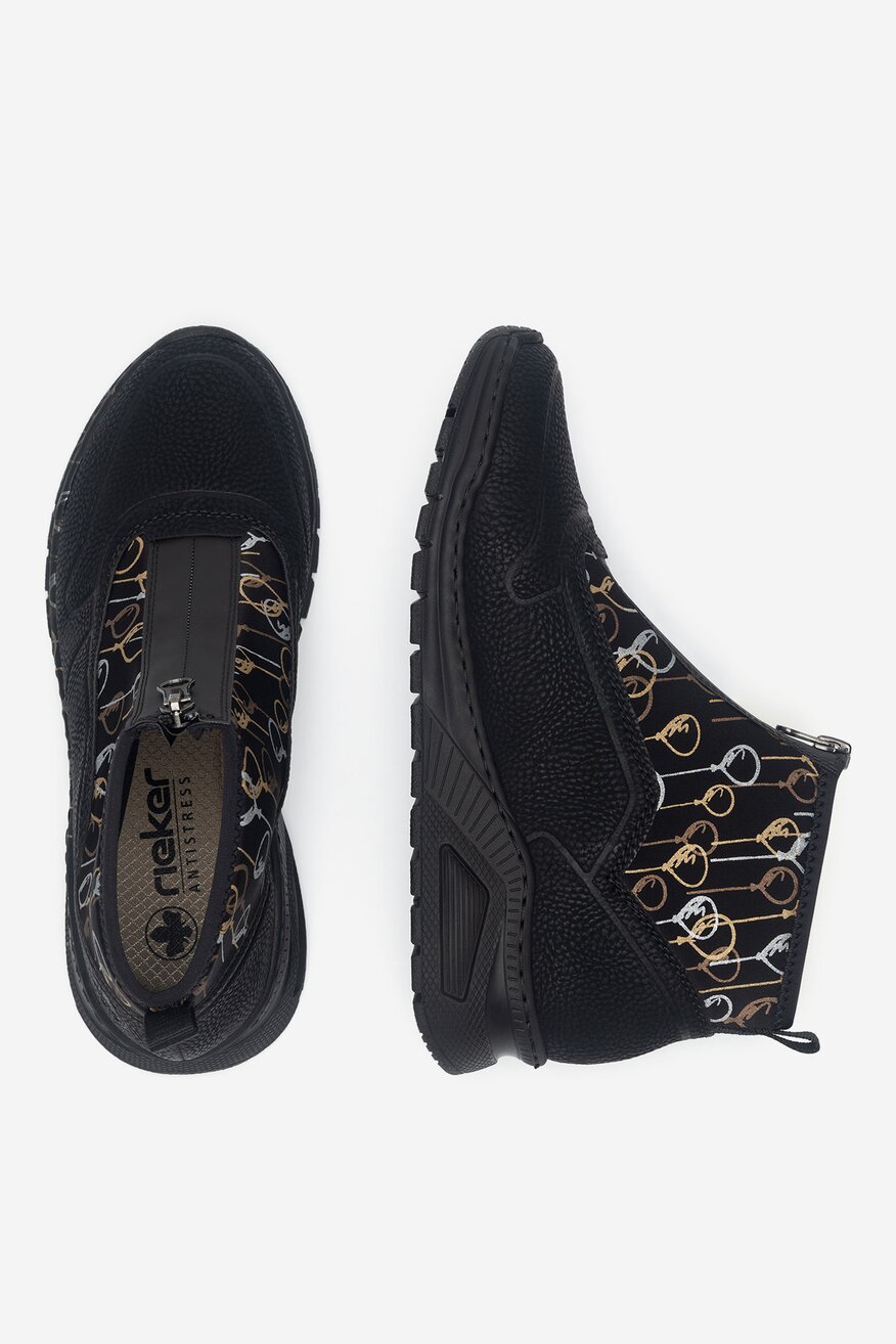 Ghete Rieker NEGRU - 2230062961713