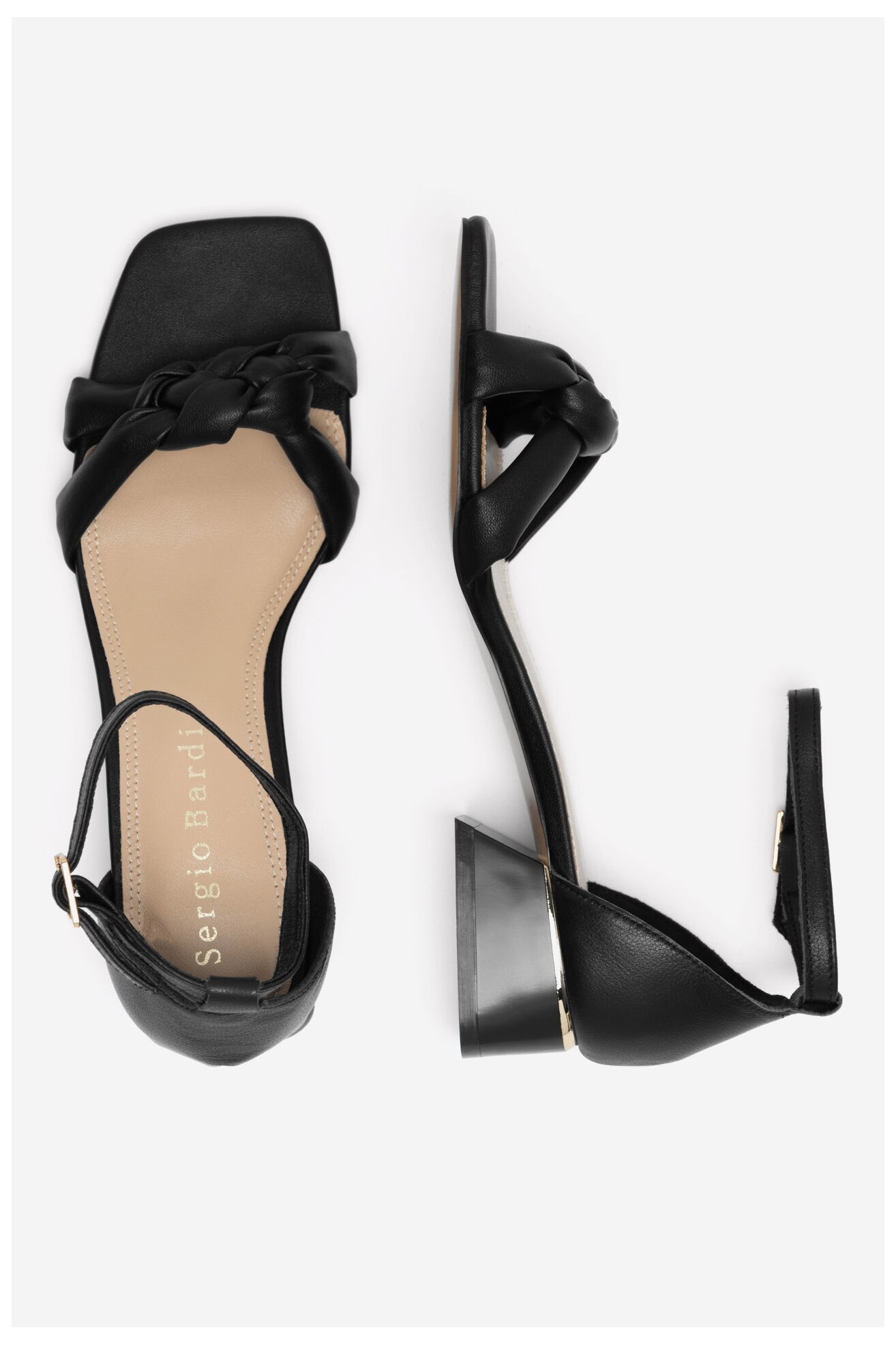 Sandały Sergio Bardi WYL3013-15Z-SB Czarny