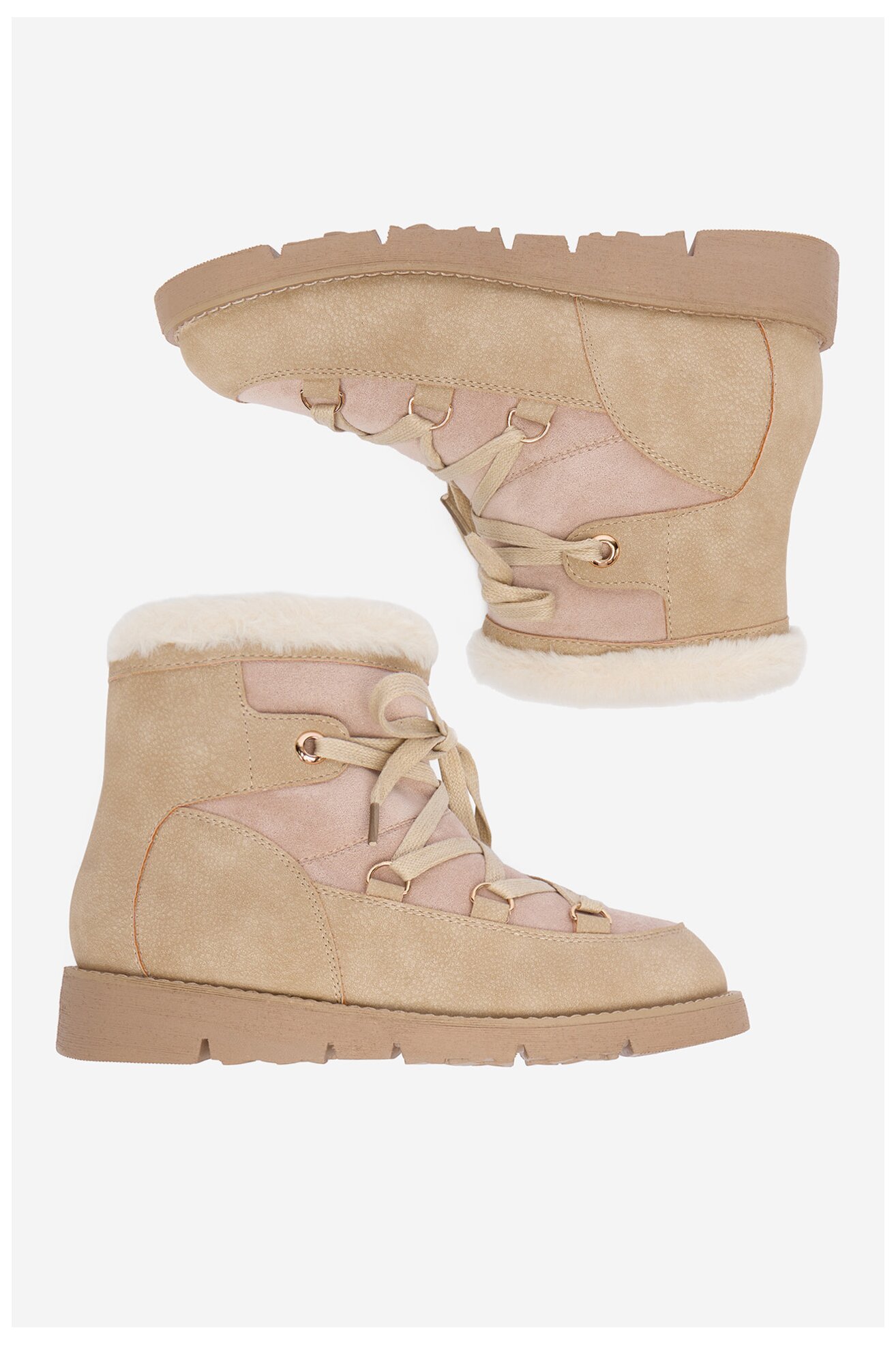 Ghete DeeZee 17125-1-BEIGE PU BEJ