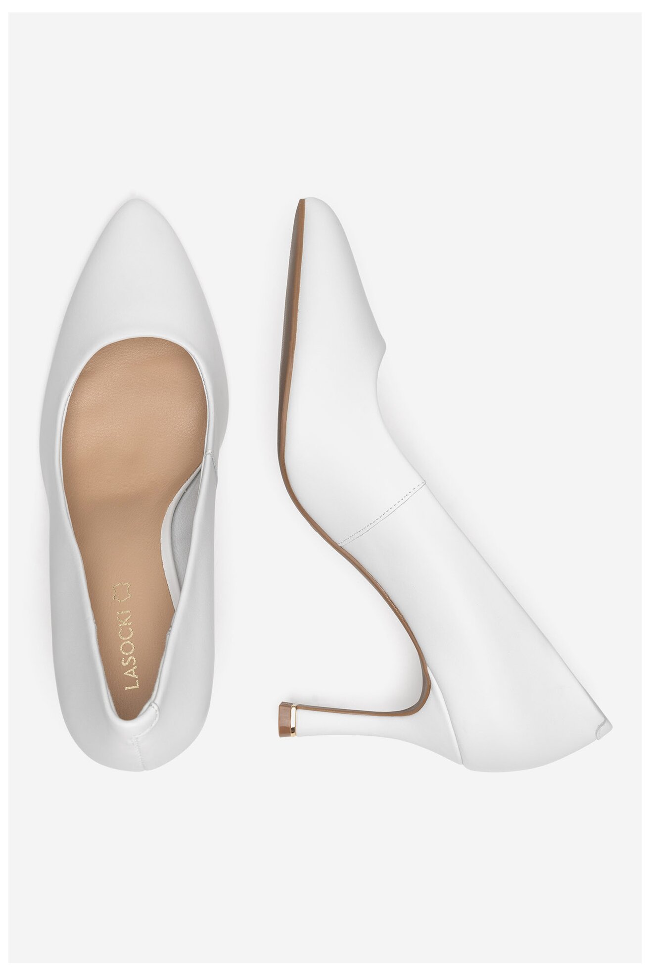 Cipele na štiklu Lasocki WYL3794-1Z BELA