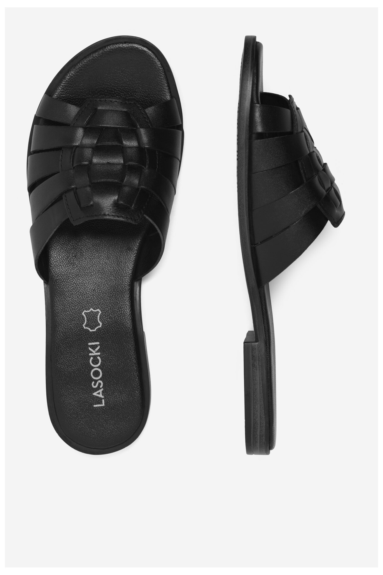 Klapki Lasocki WI23-AGA-09 Czarny