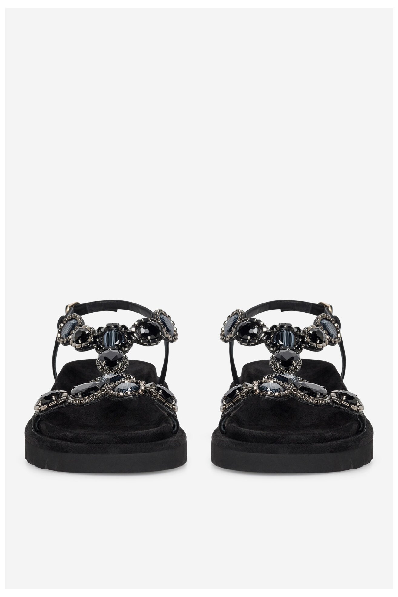 Sandały EVA MINGE MATILDE-V1175-95 Czarny