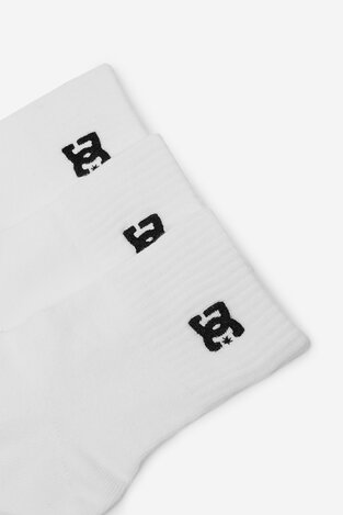 Шкарпетка DC Shoes AS_DC_01Z_SS25 (3-PACK) БІЛИЙ