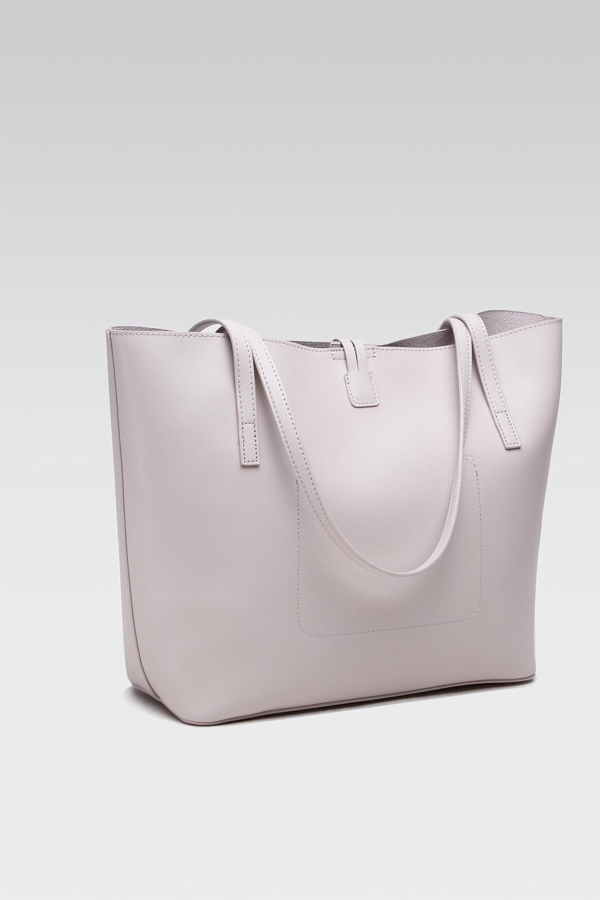 
                DeeZee - Torebka shopper pastelowa beżowa - 5904248524326