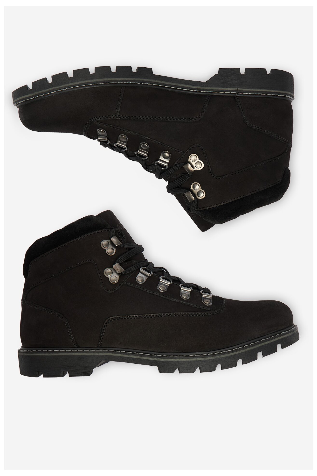 Šněrovací vyšší obuv Lasocki CEO-CHEROKE-07 MI25 ČERNÁ