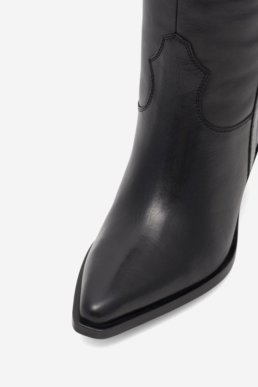 Badura - Kowbojki skórzane wysokie - 5905588002710