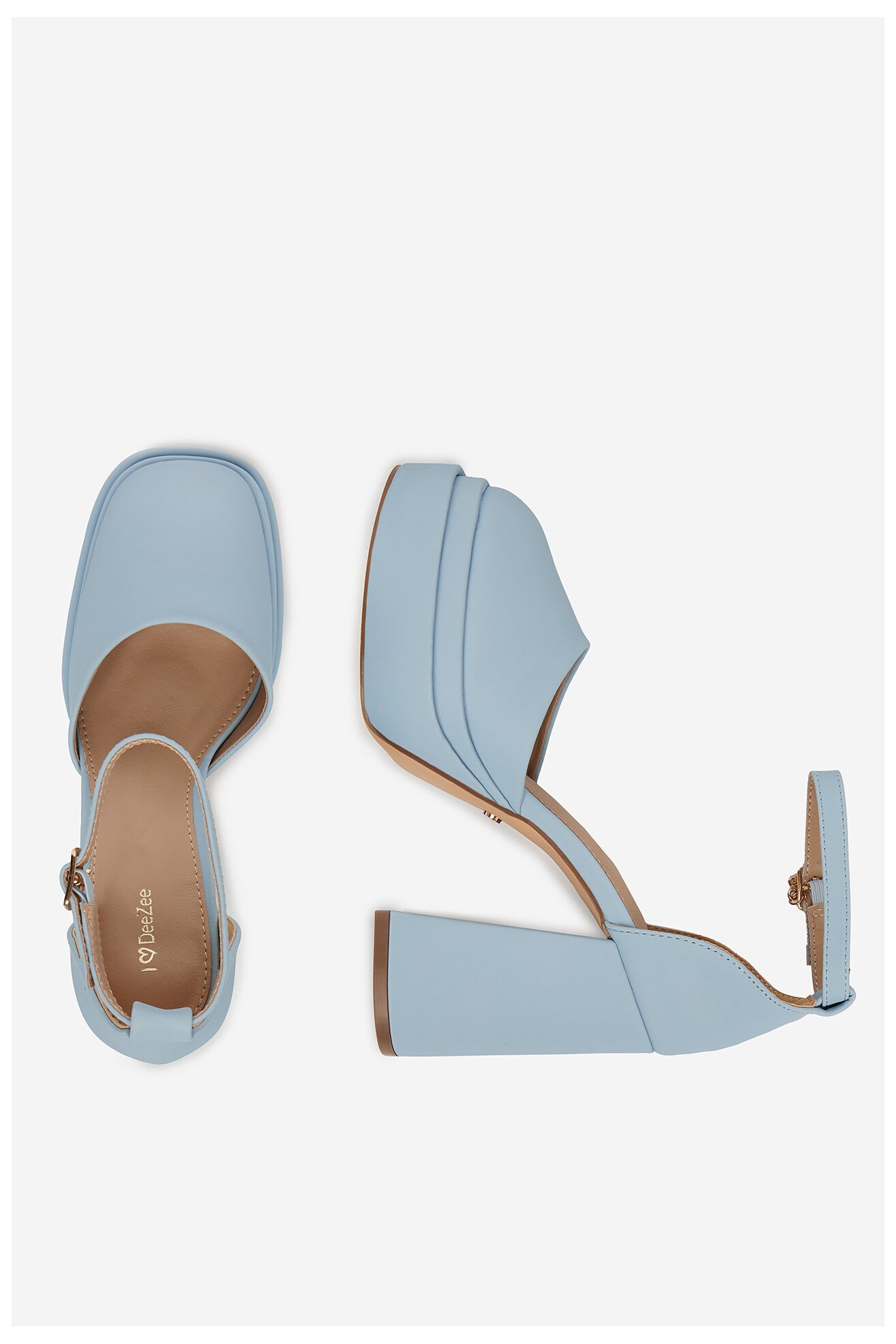 Pantofi cu toc DeeZee LW85478-6 ALBASTRU