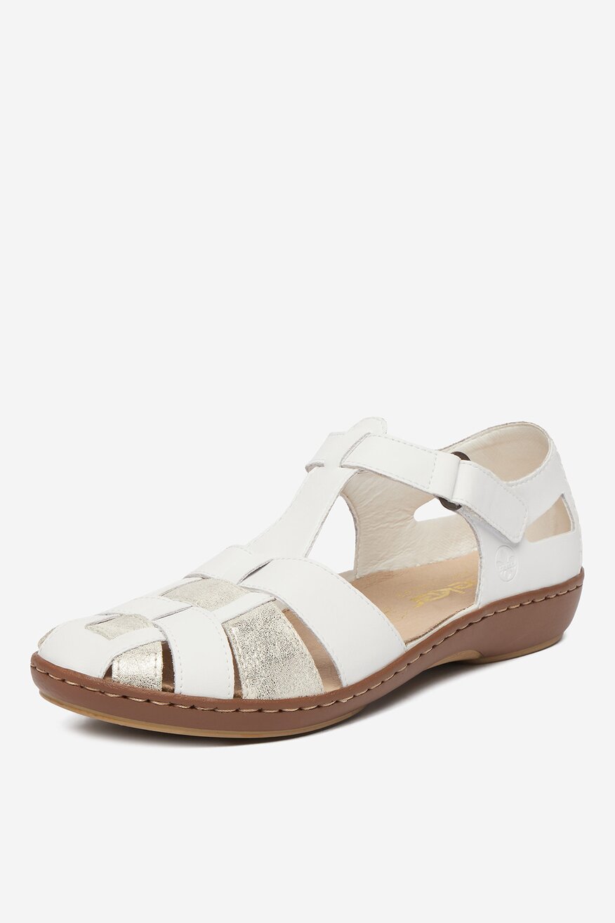 
                Rieker - Sandały skórzane - 5906751833742