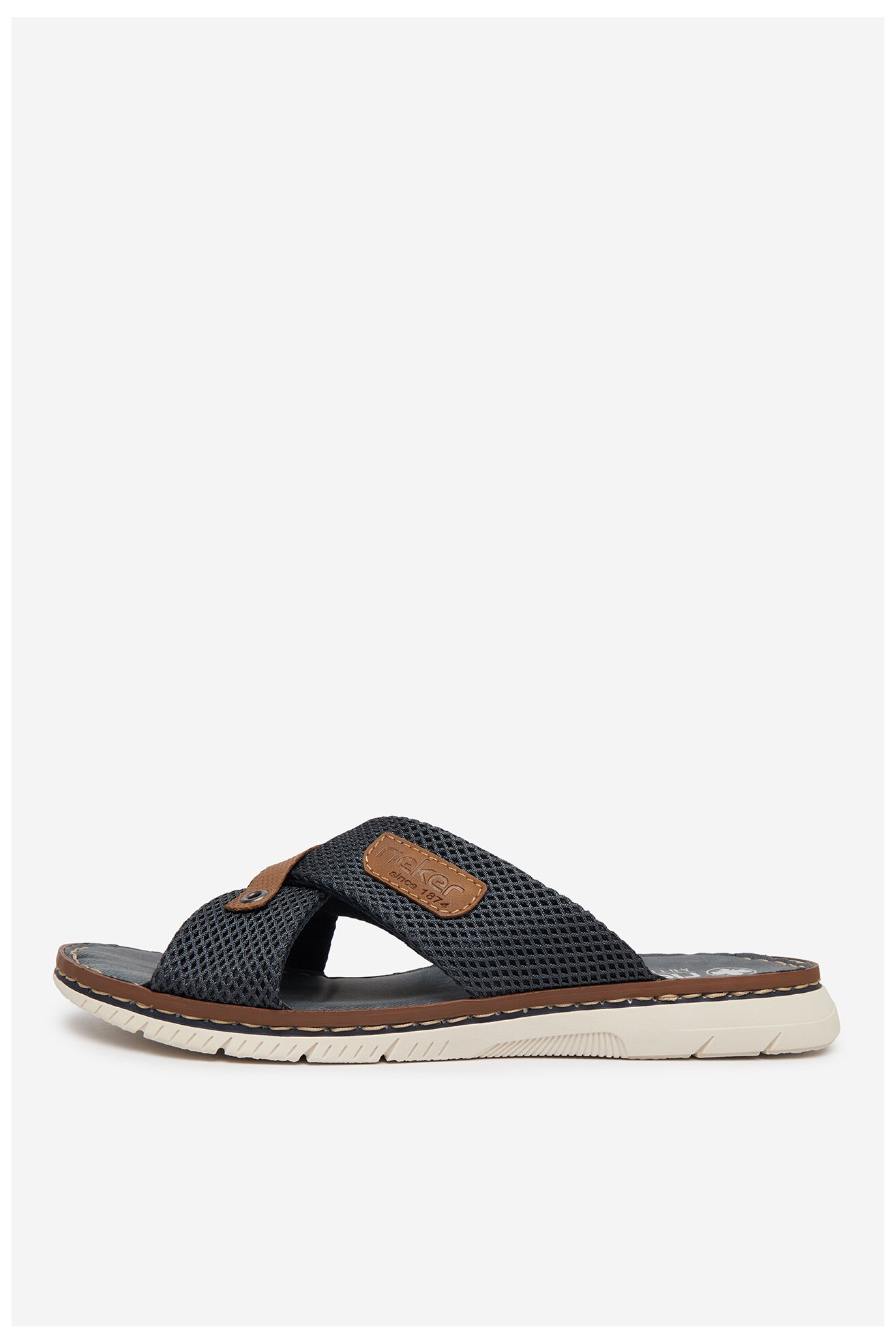 Klapki Rieker CEO-21340-14 Granatowy