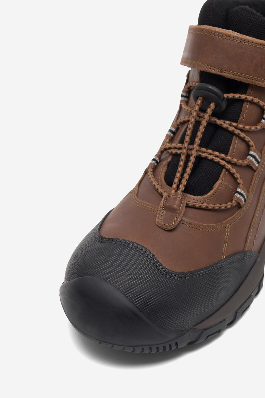 Lasocki Young - Trzewiki skórzane ocieplane - 5904862957340