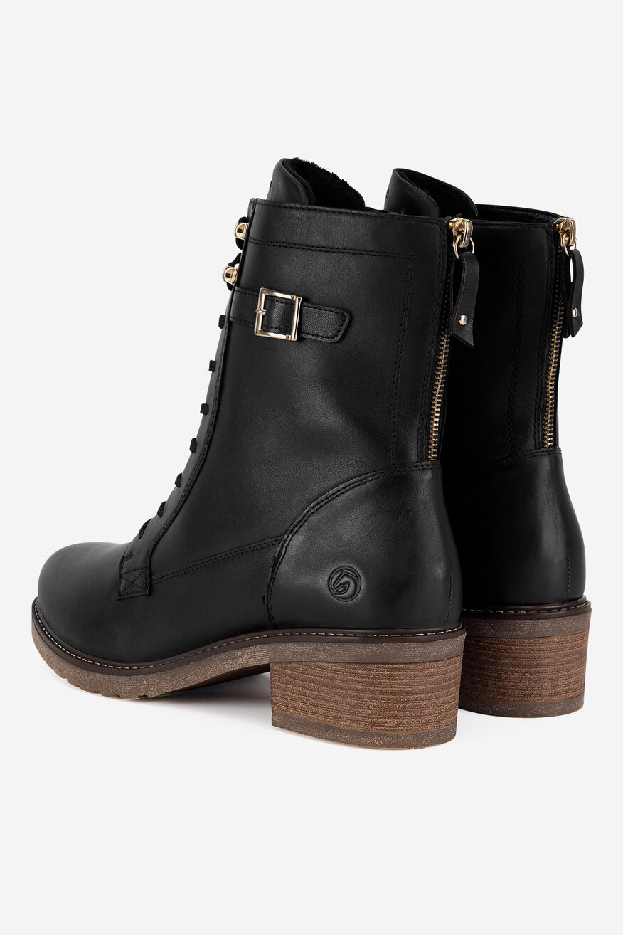 Remonte - Trzewiki skórzane ocieplane - 2230068912214