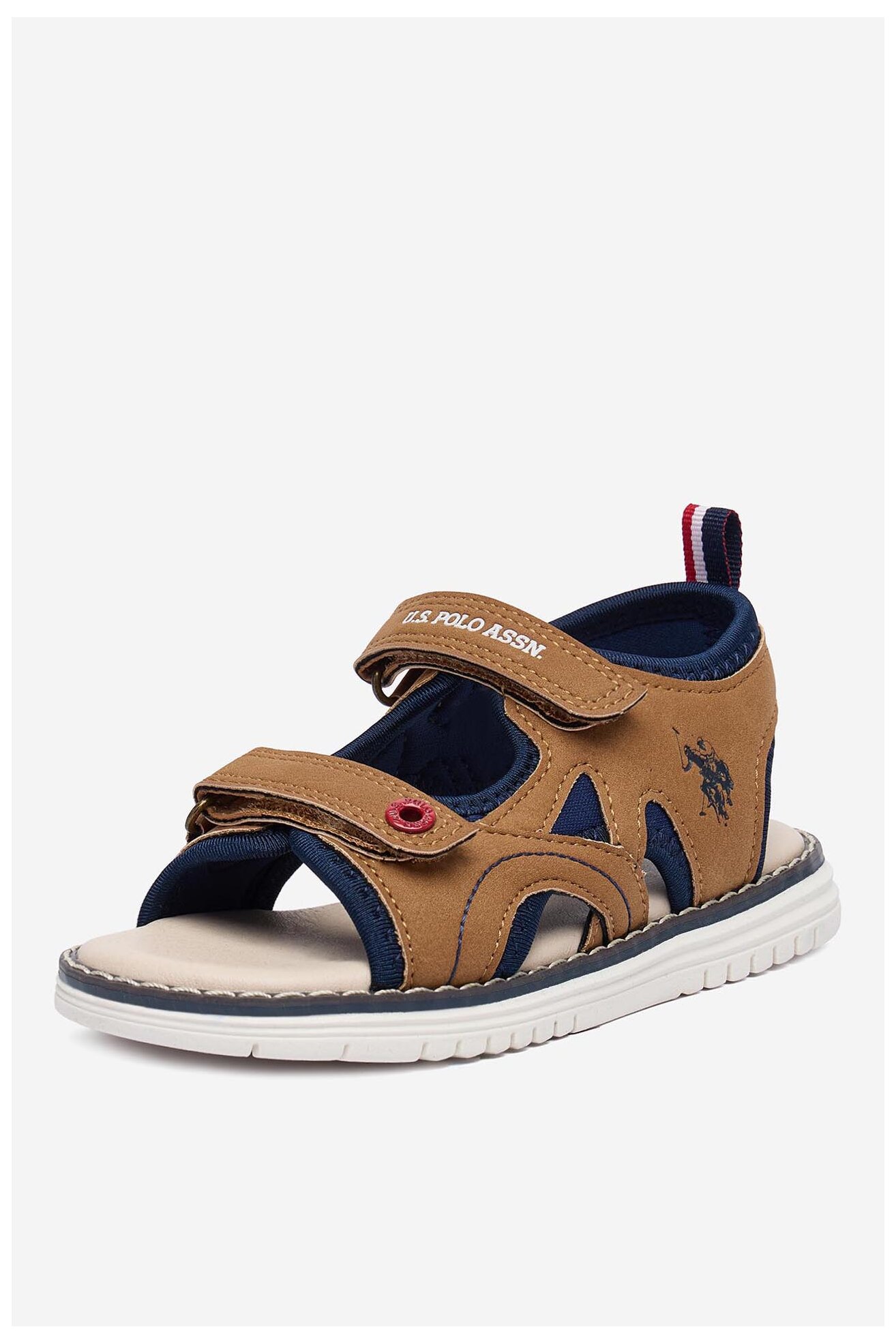 Sandały U.S. POLO ASSN. EO-GARDA002K/6Y1 Brązowy