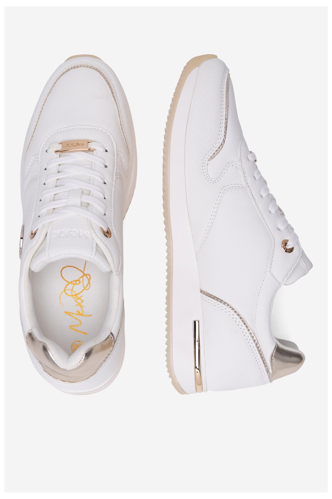 Sneakerși Mexx MI001013251W ALB