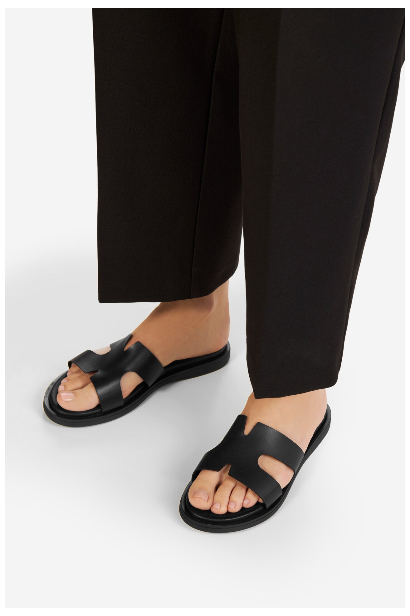 Șlapi Gino Rossi ELLE-E25-27281 NEGRU