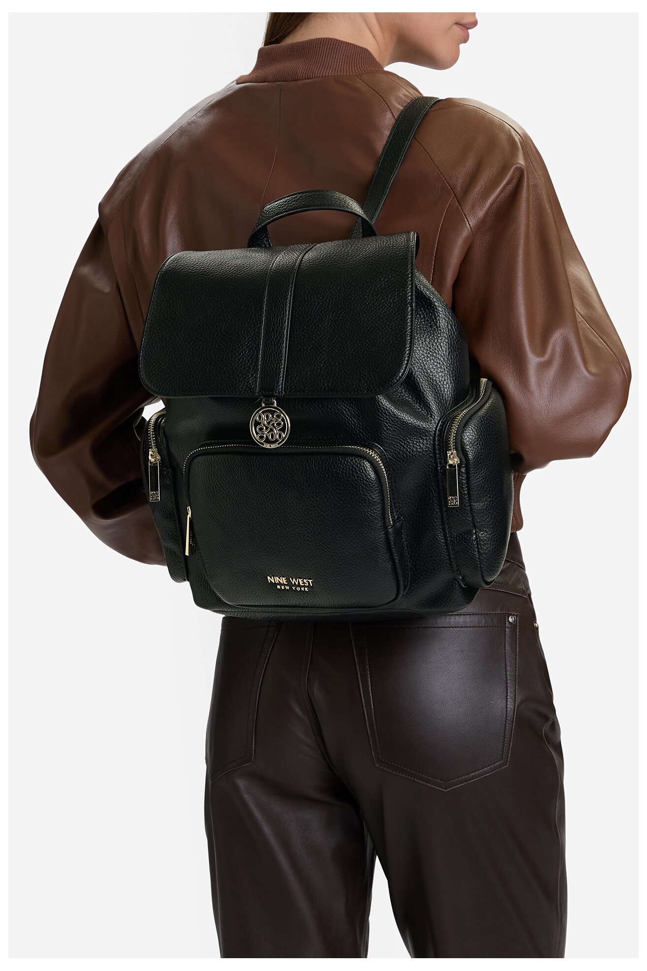 Plecak NINE WEST CEO-NEVADA-LDA8272 Czarny