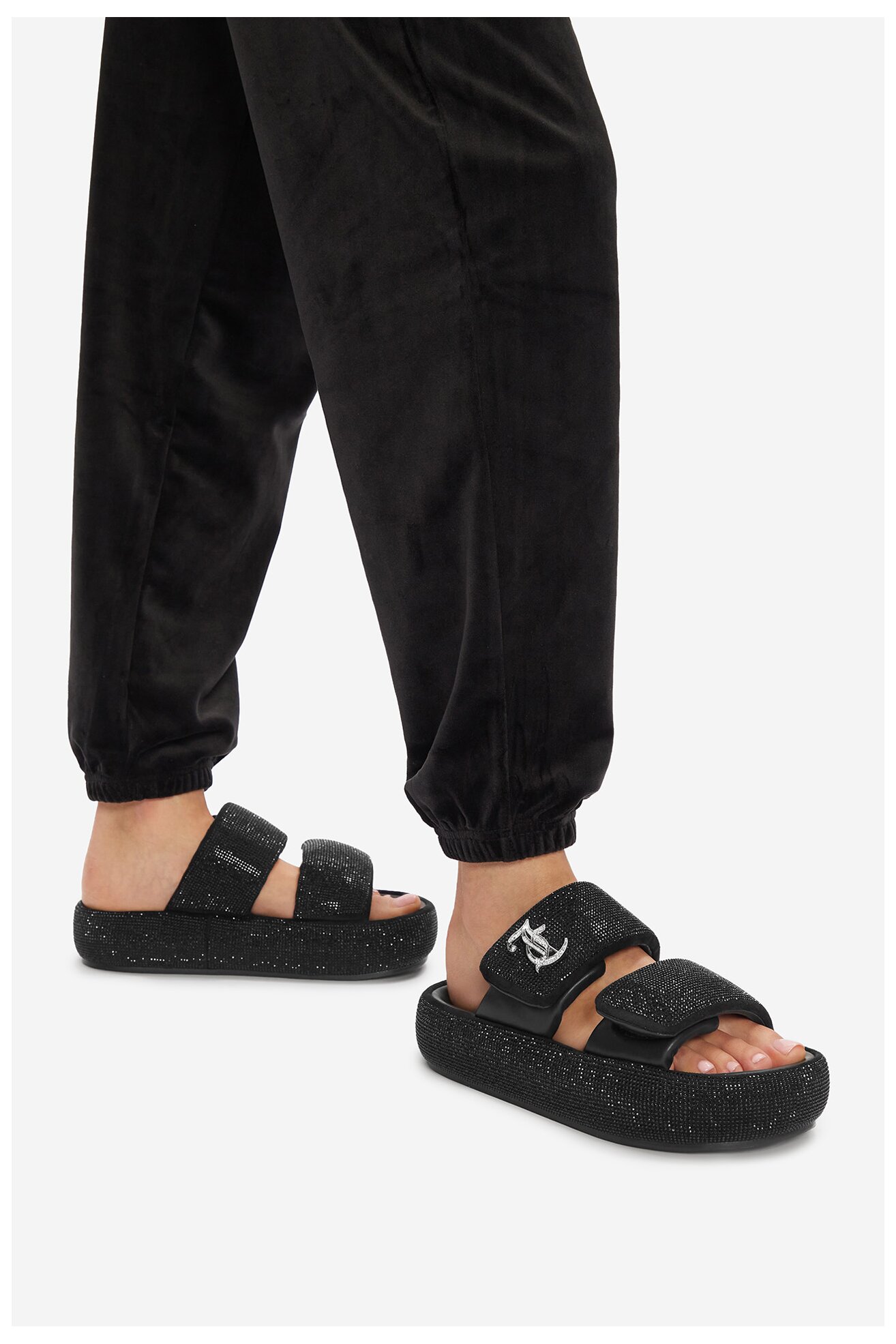 Klapki Juicy Couture WSS21515-02 Czarny