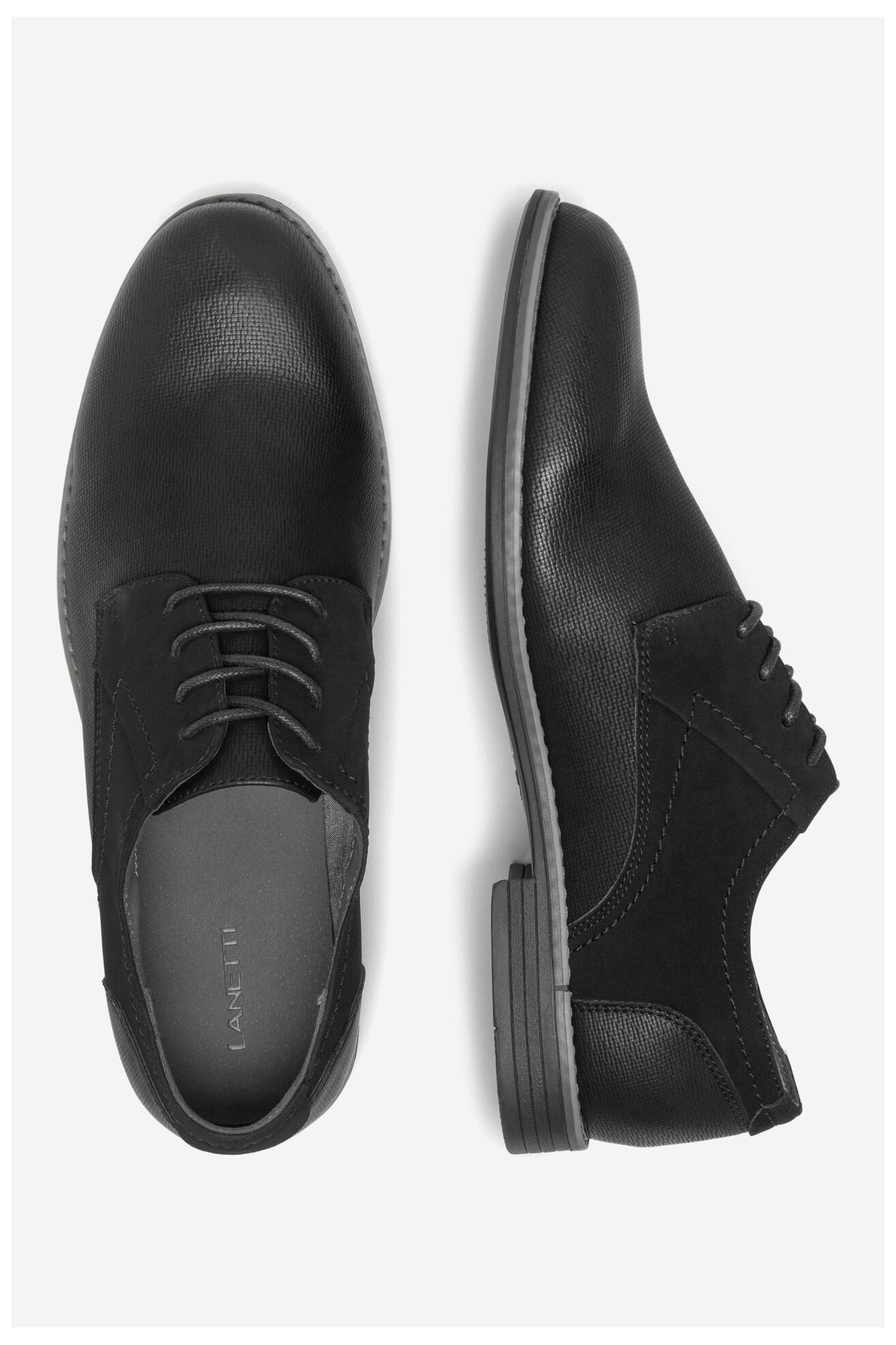 Половинки обувки Lanetti M16AW070-31 ЧЕРЕН