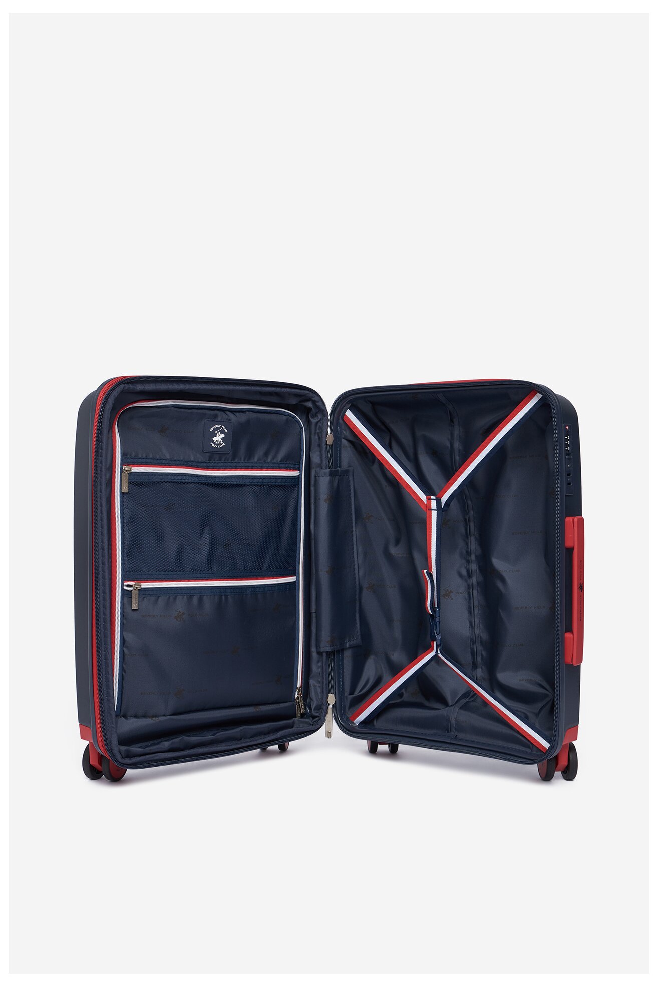 Walizka Beverly Hills Polo Club BHPC-WAL-005-S Granatowy