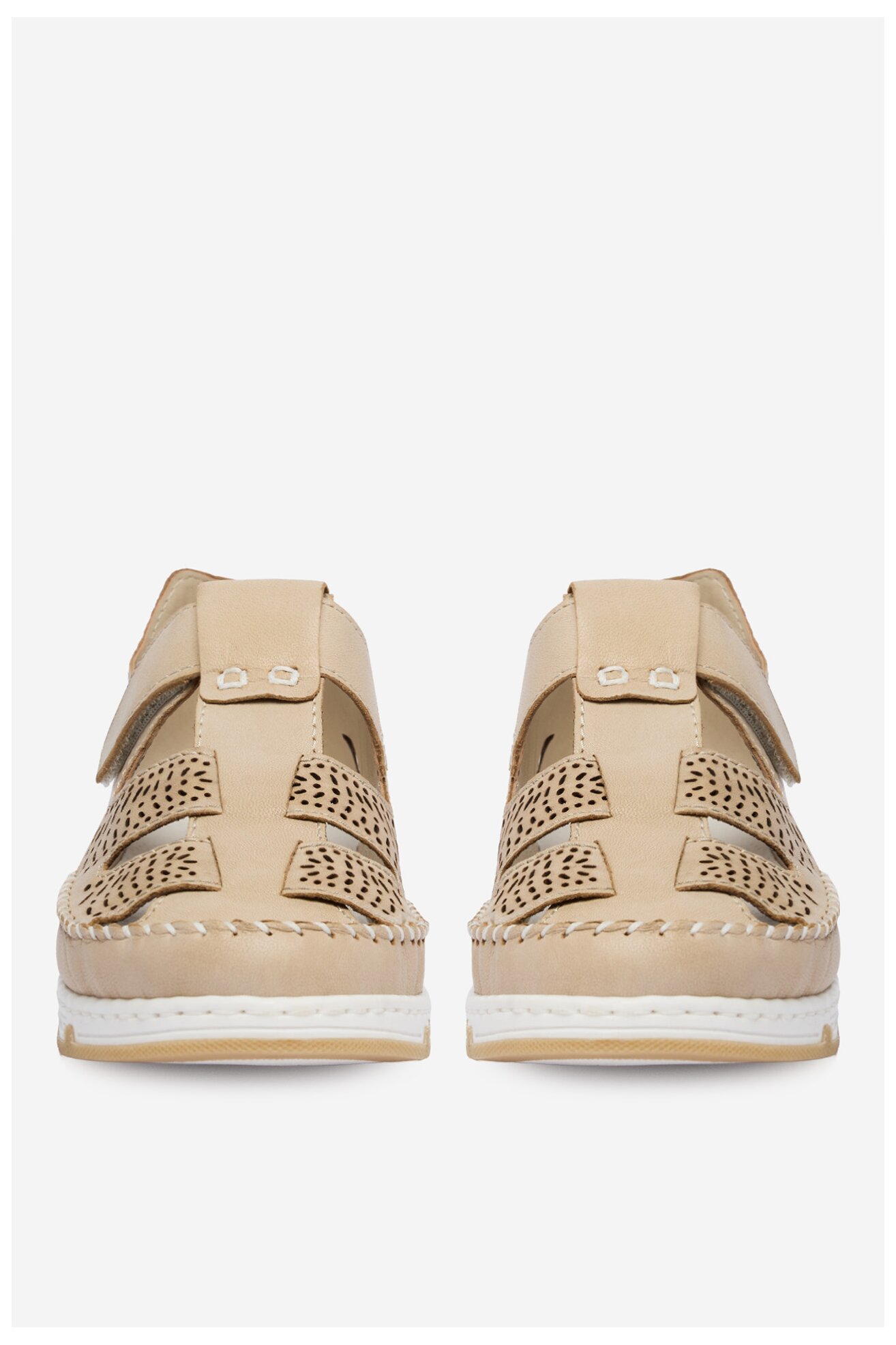 Половинки обувки Rieker CEO-49958-61 БЕЖОВ