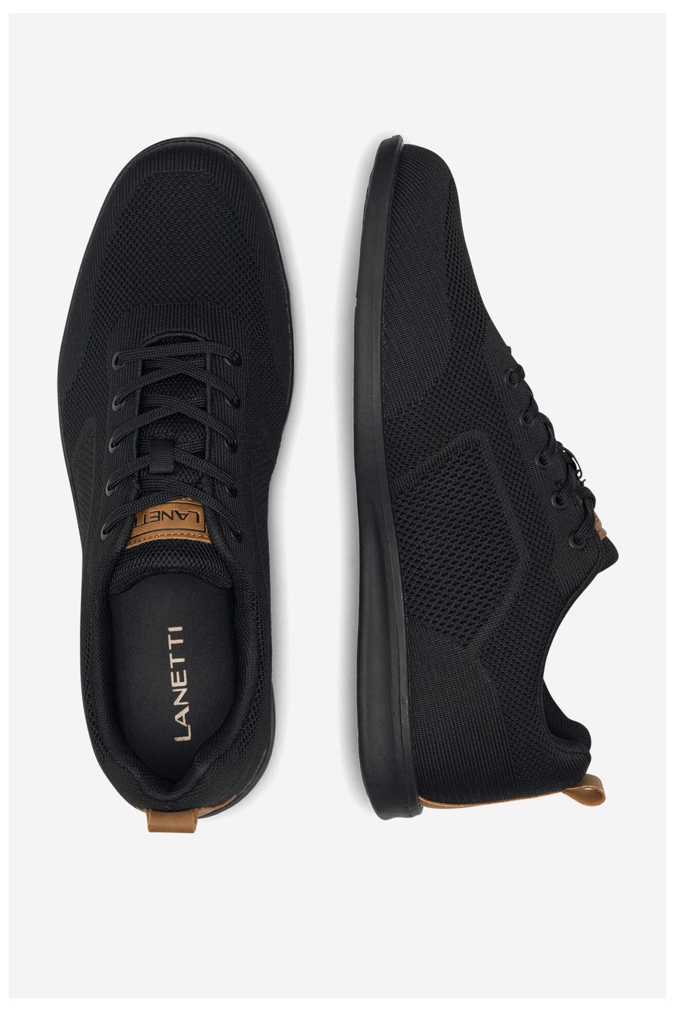 Cipele Lanetti MP07-81065-25 CRNA