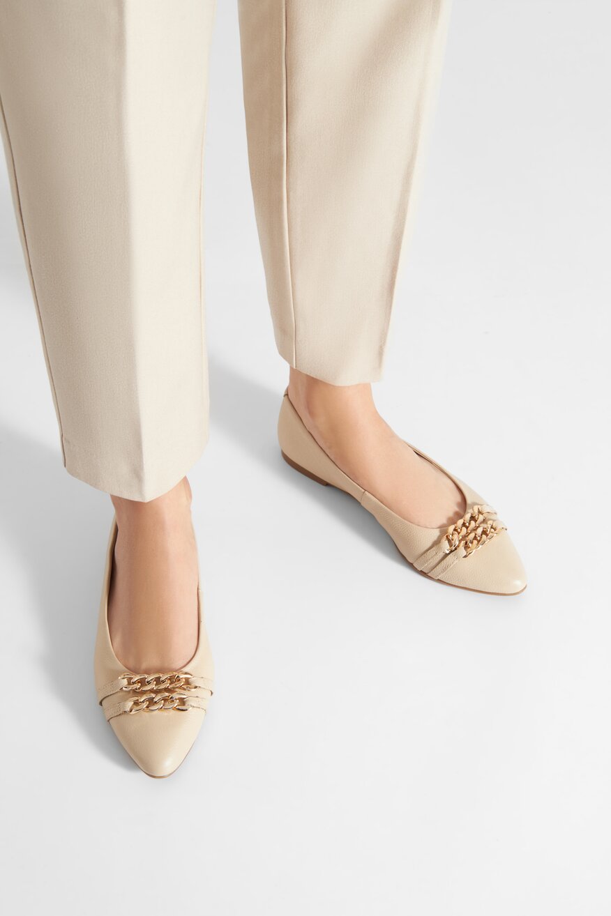 Lasocki - Skórzane baleriny - 5904862703879