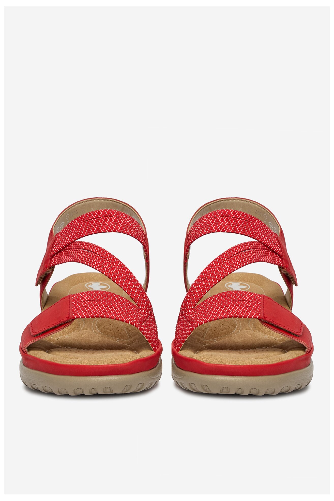 Sandały Rieker CEO-64870-33 Czerwony