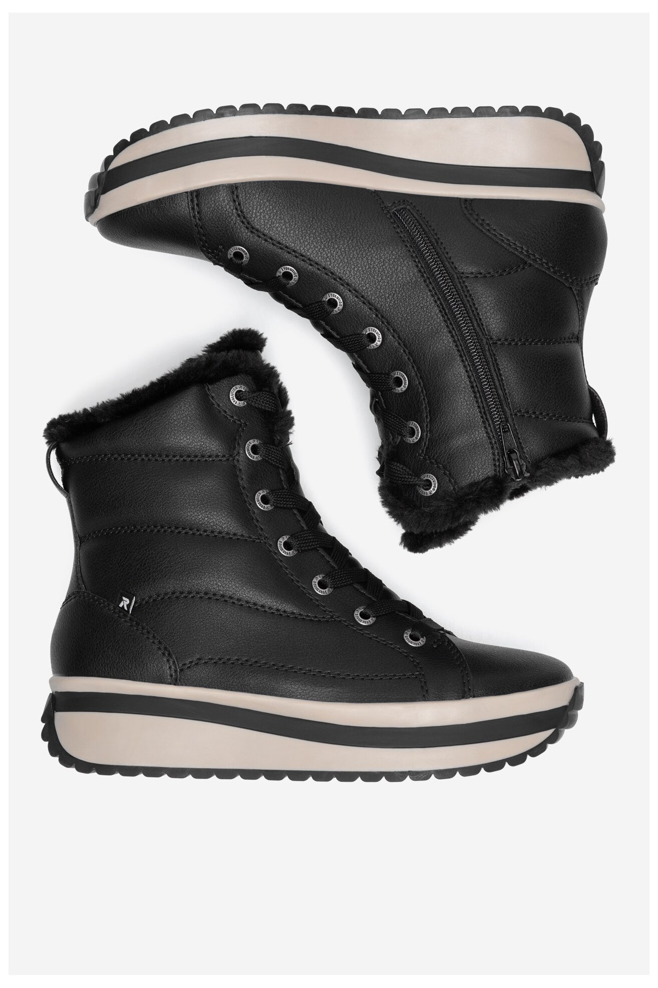 Csizma Rieker Revolution Lifestyle W0963-01 FEKETE