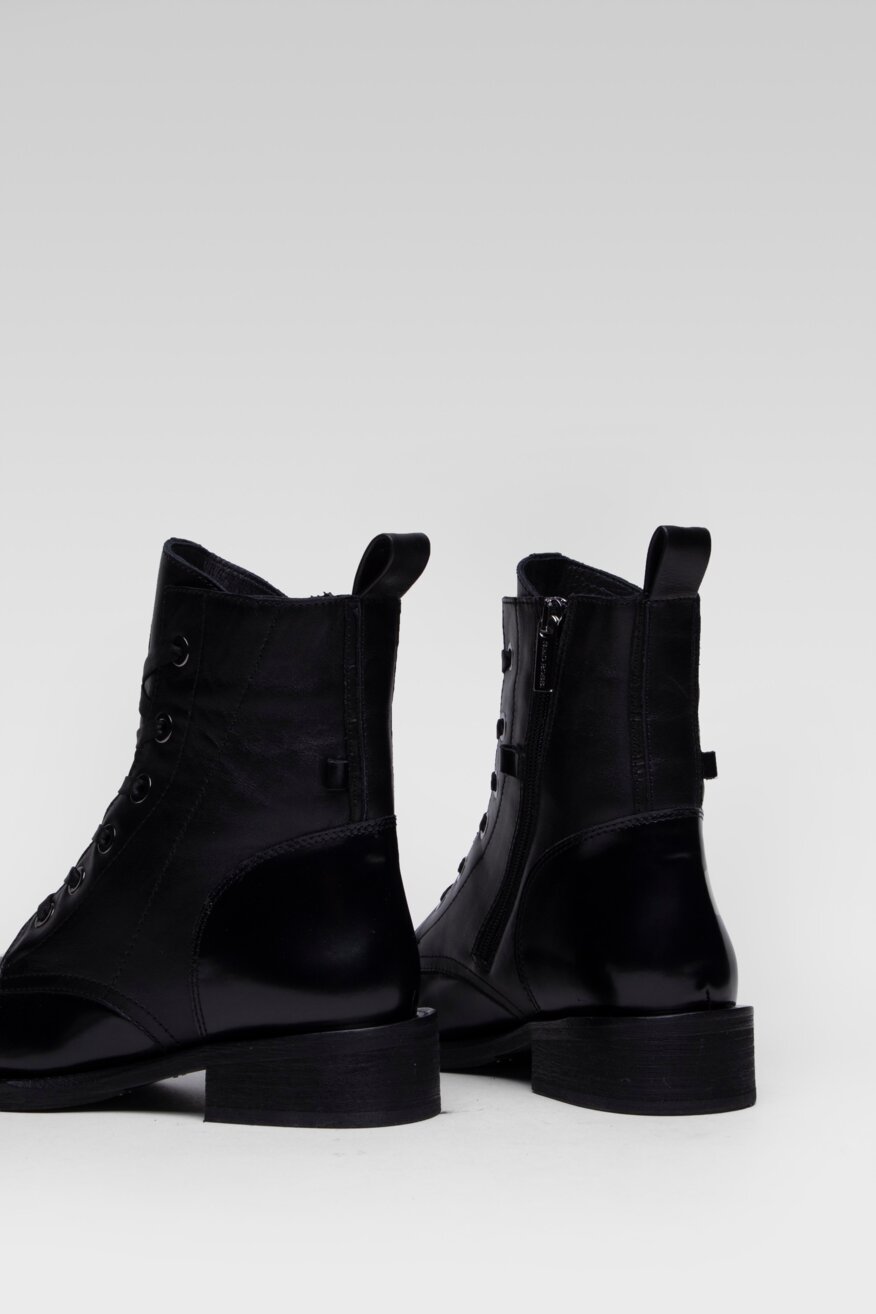 
                Gino Rossi - Skórzane trzewiki czarne - 5903698819303