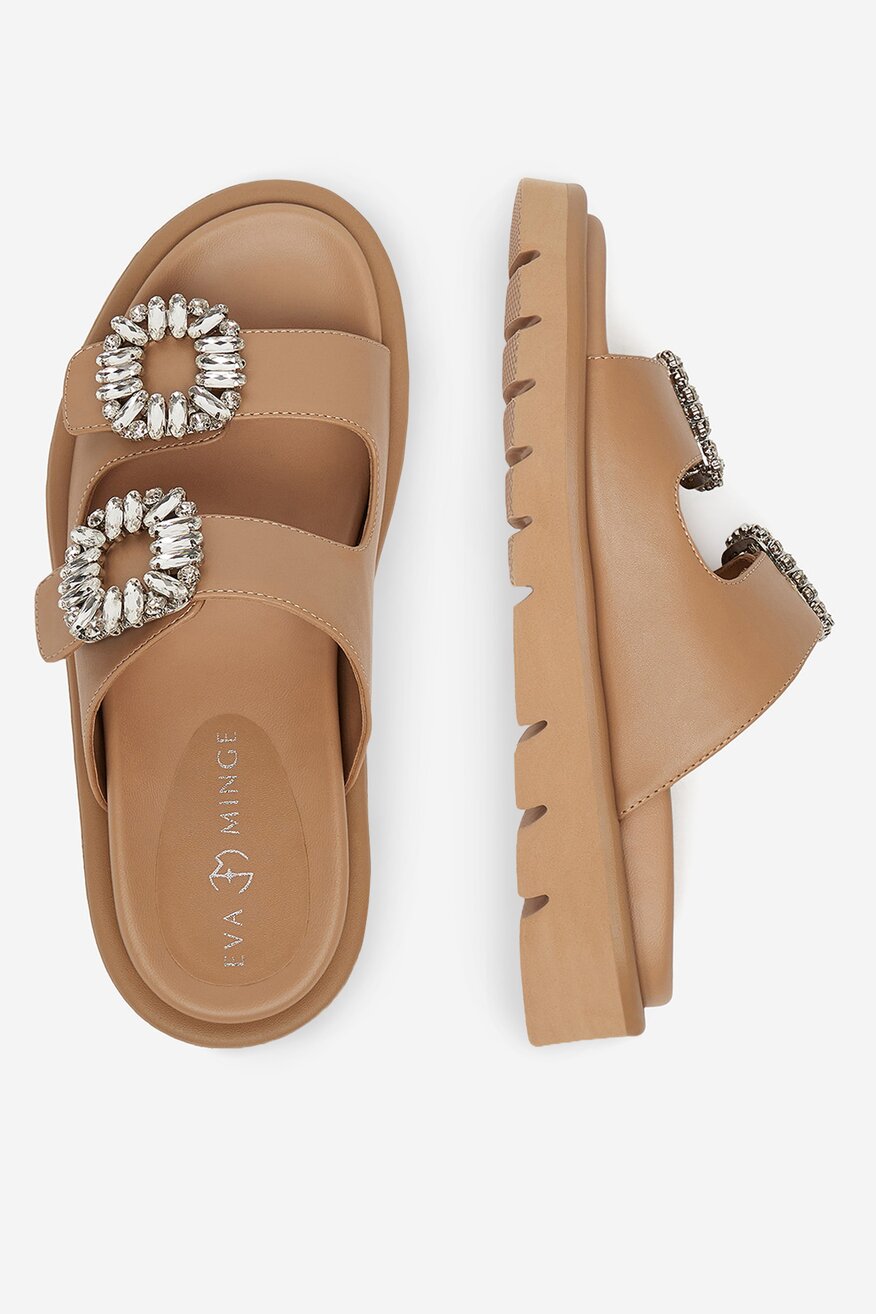 
                Шльопанець EVA MINGE БЕЖЕВИЙ - 5903698631882