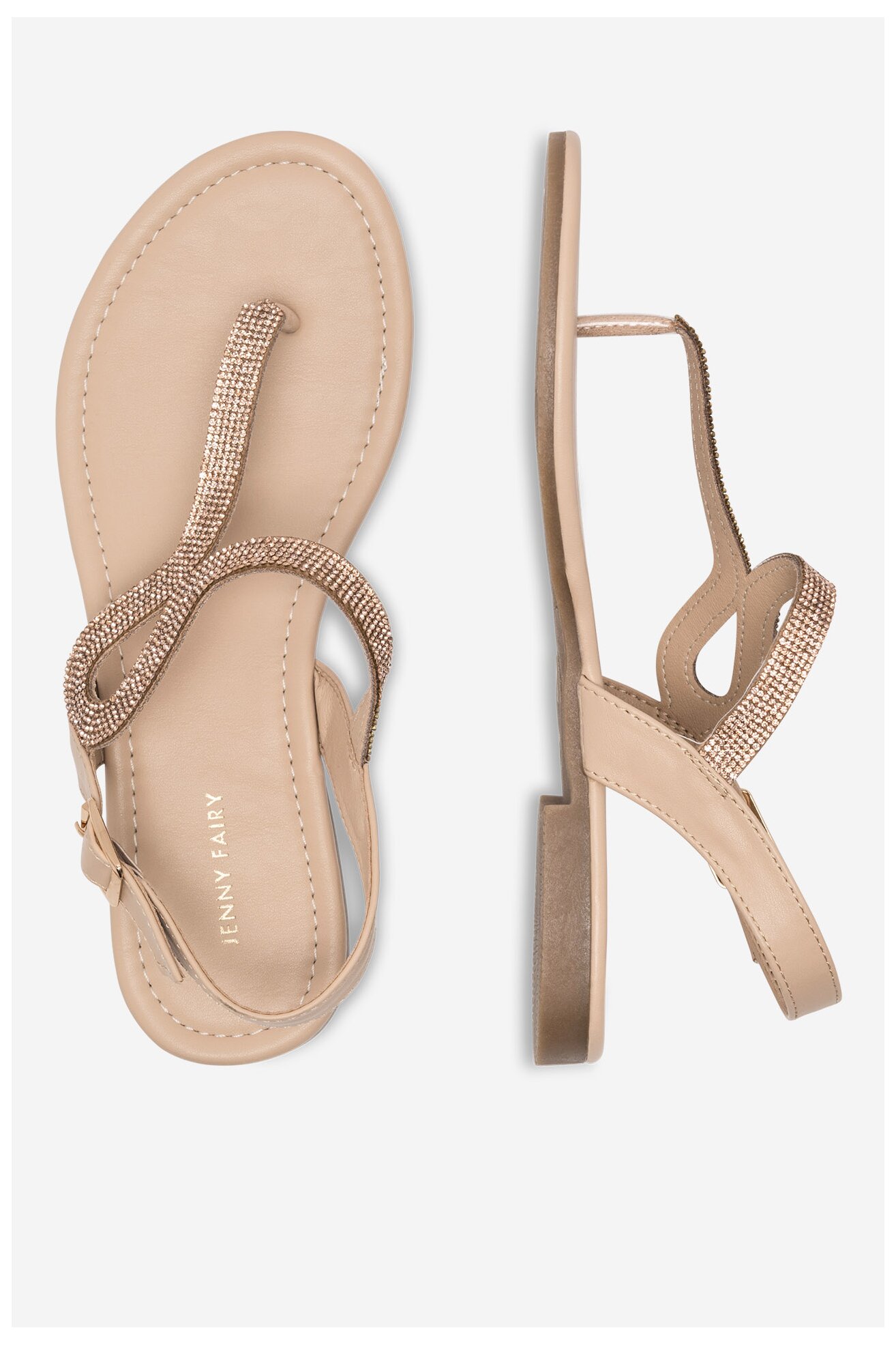 Sandały Jenny Fairy WS2590-100 Beżowy