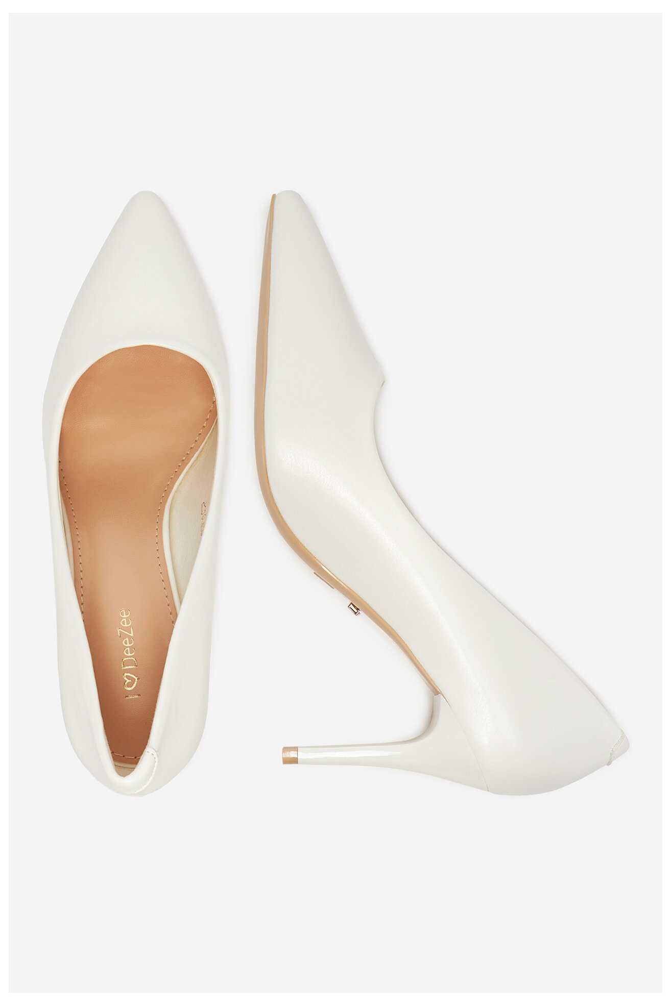 Czółenka DeeZee DZ002 Biały