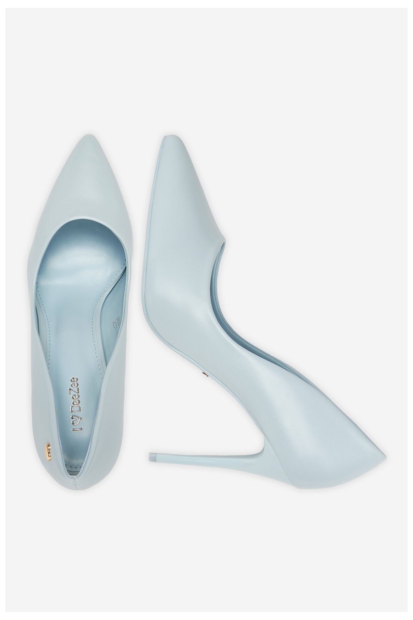 Pantofi cu toc DeeZee AB2-4503 ALBASTRU DESCHIS