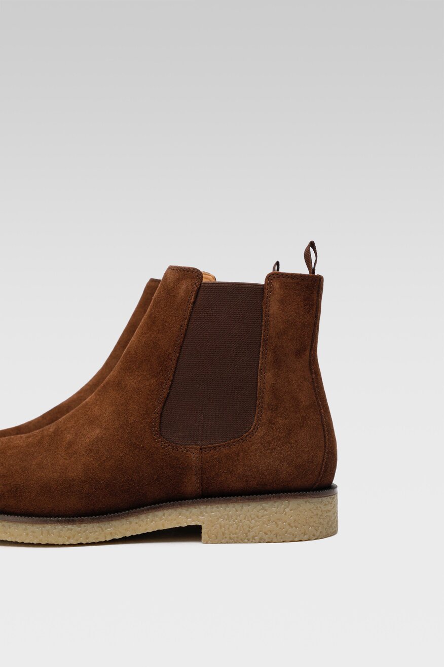 Gino Rossi - Skórzane botki brązowe - 5904862390765