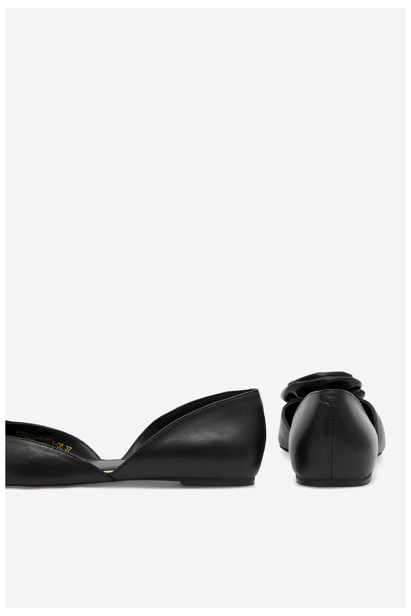 Baleriny EVA MINGE FORBES-V1521-06 Czarny