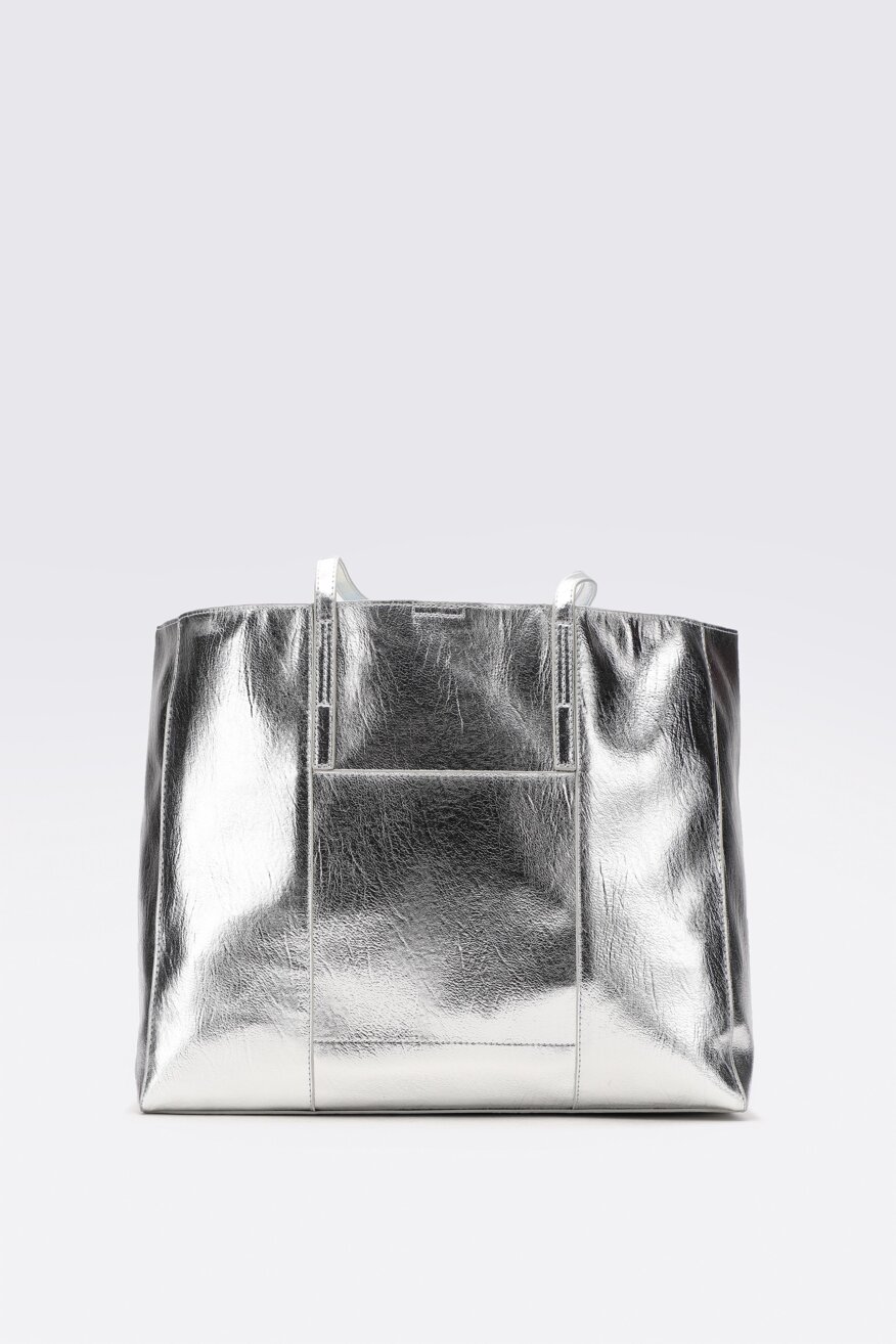 
                Jenny Fairy - Torebka metaliczna srebrna - 5903698328720