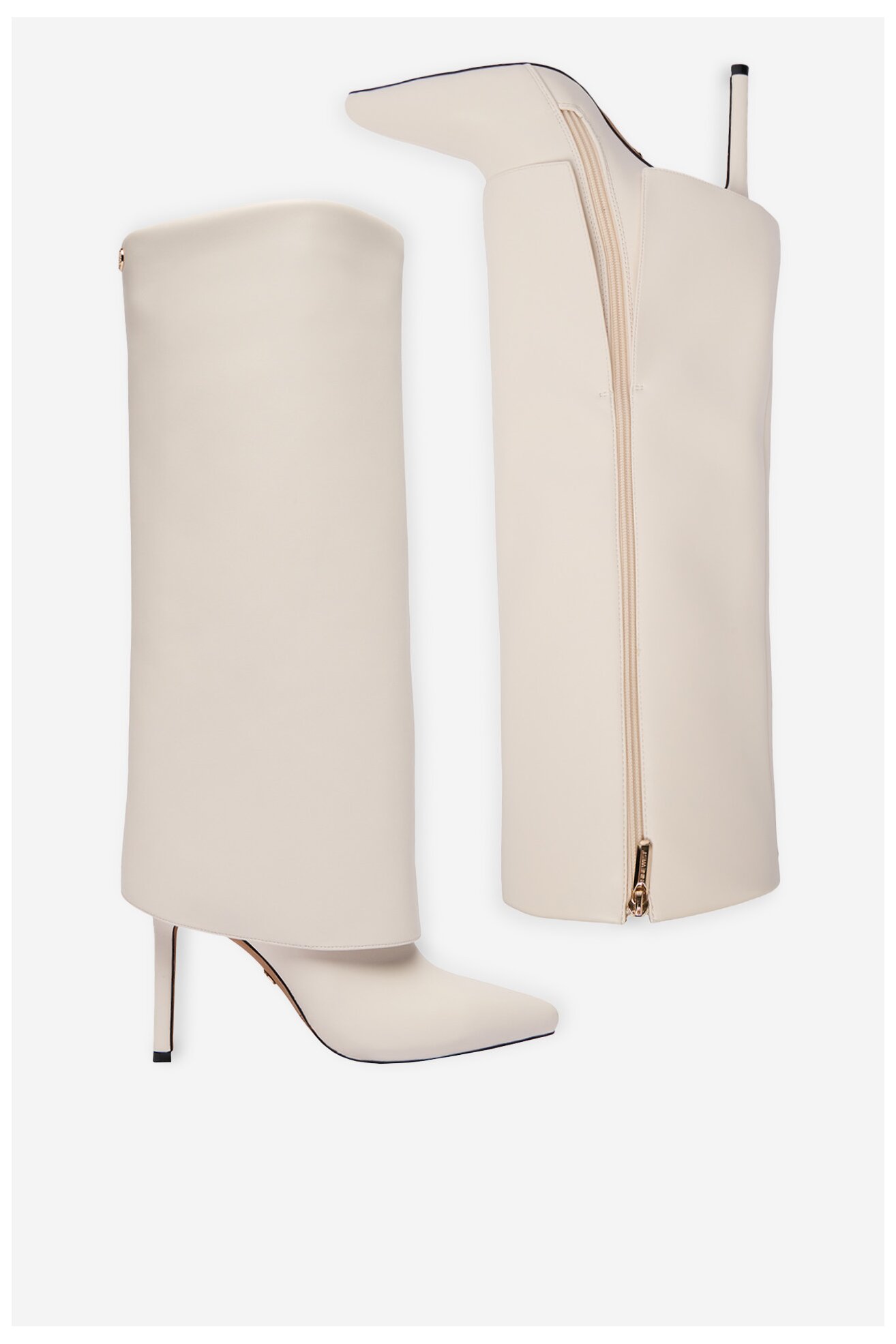 Kozaki NINE WEST CEO-SAIDA-01 Kremowy