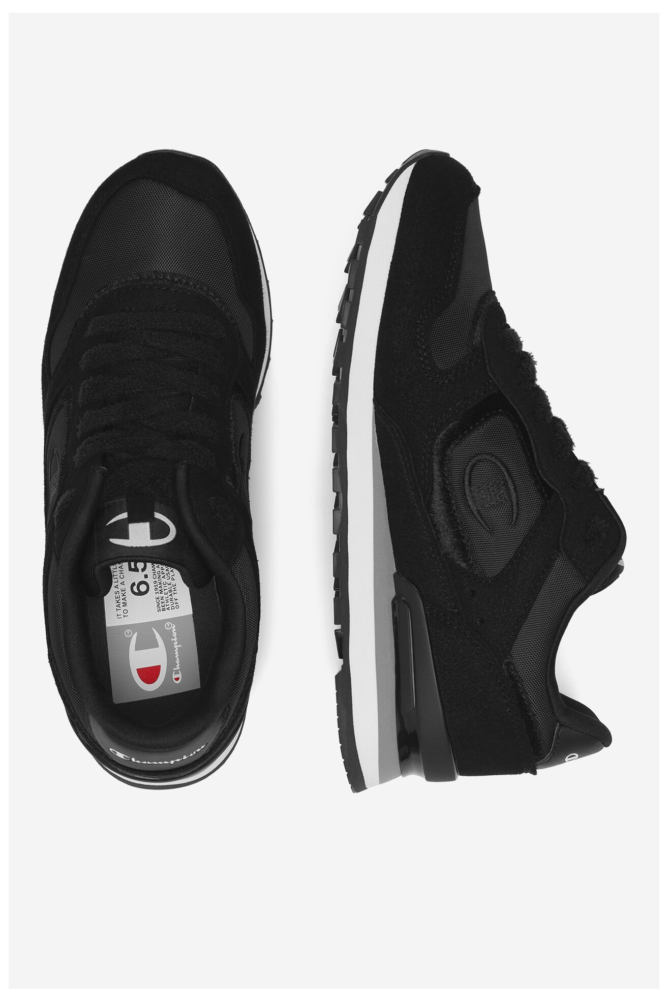 Încălțăminte sport Champion RN85 VELOUR S11705-KK001 NEGRU