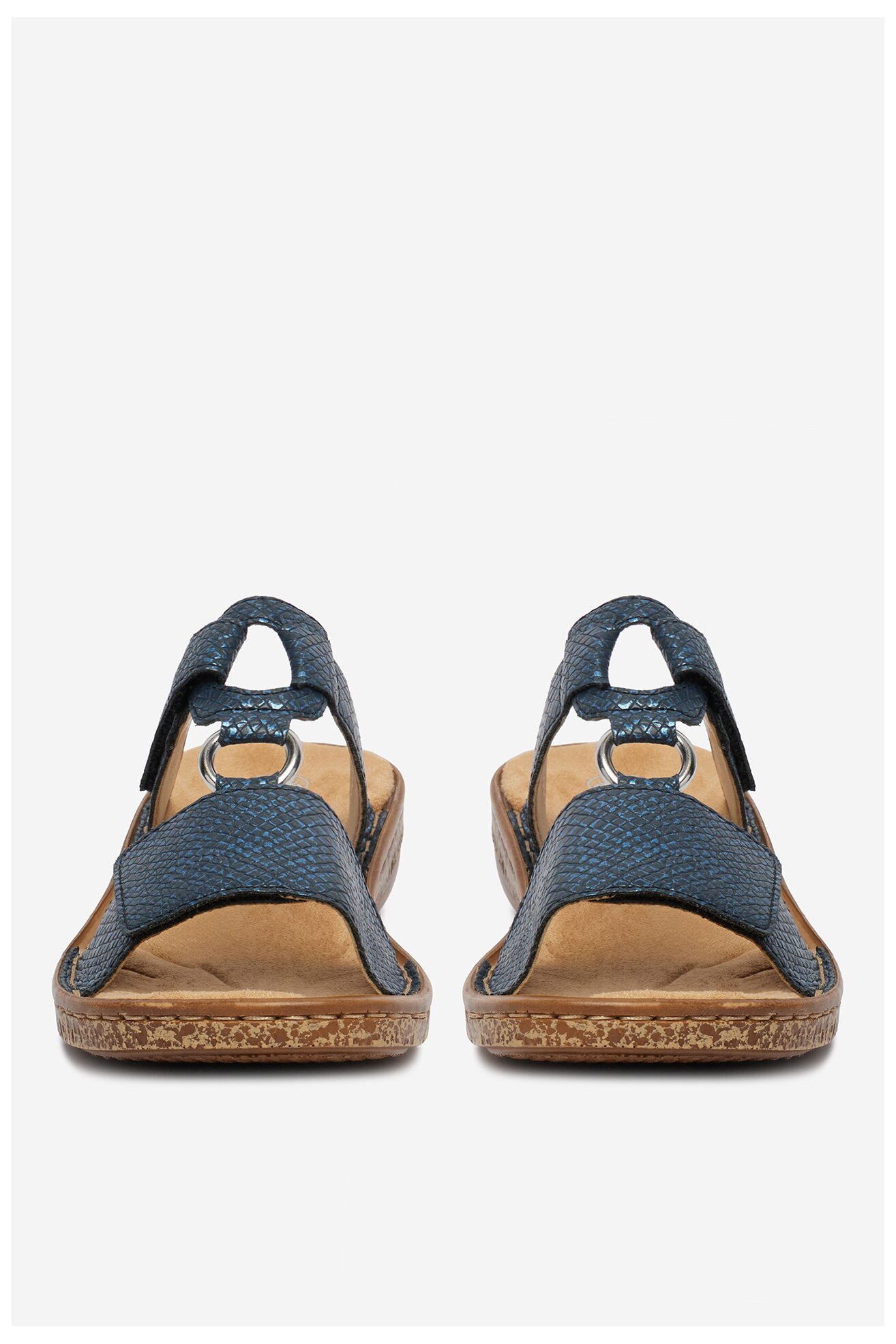 Klapki Rieker CEO-628P9-14 Granatowy