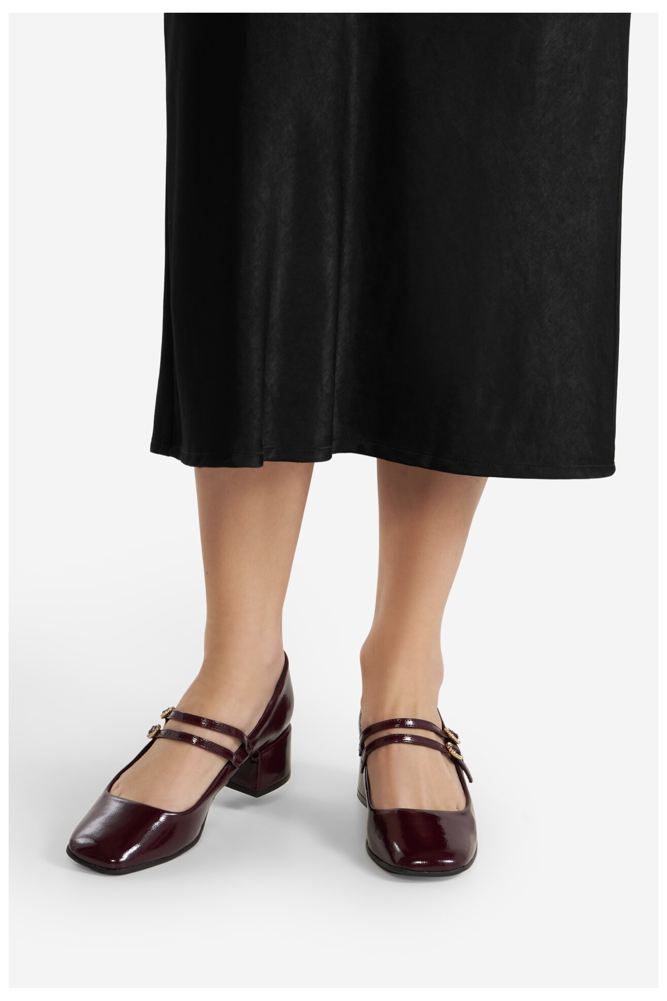 Туфлі-Човники Jenny LH24038-1 БОРДОВИЙ