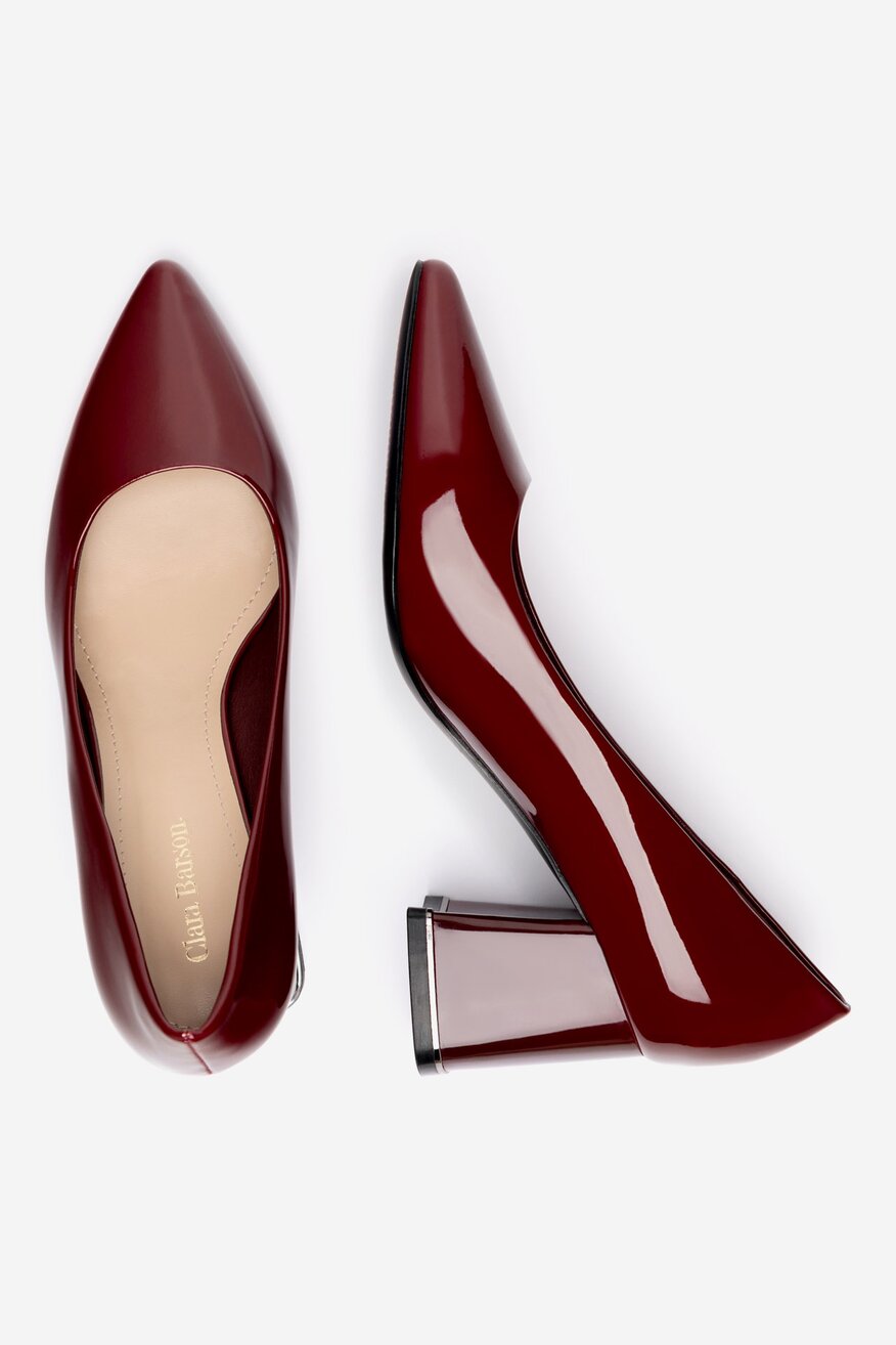 
                Туфлі-Човники Clara Barson БОРДОВИЙ - 5905588742340